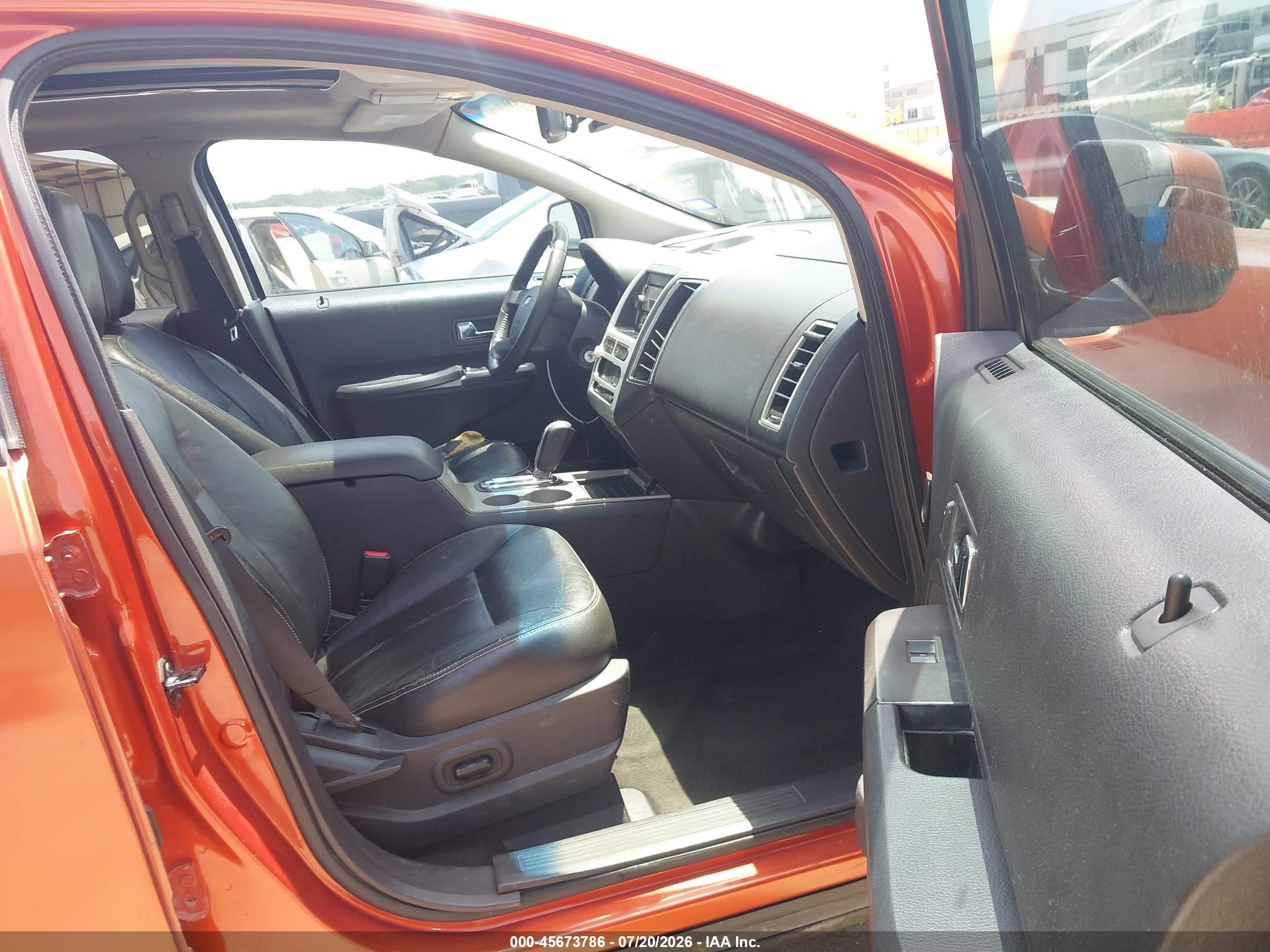 2007 Ford Edge Sel Plus Оранжевый vin: 2FMDK39C87BB25732