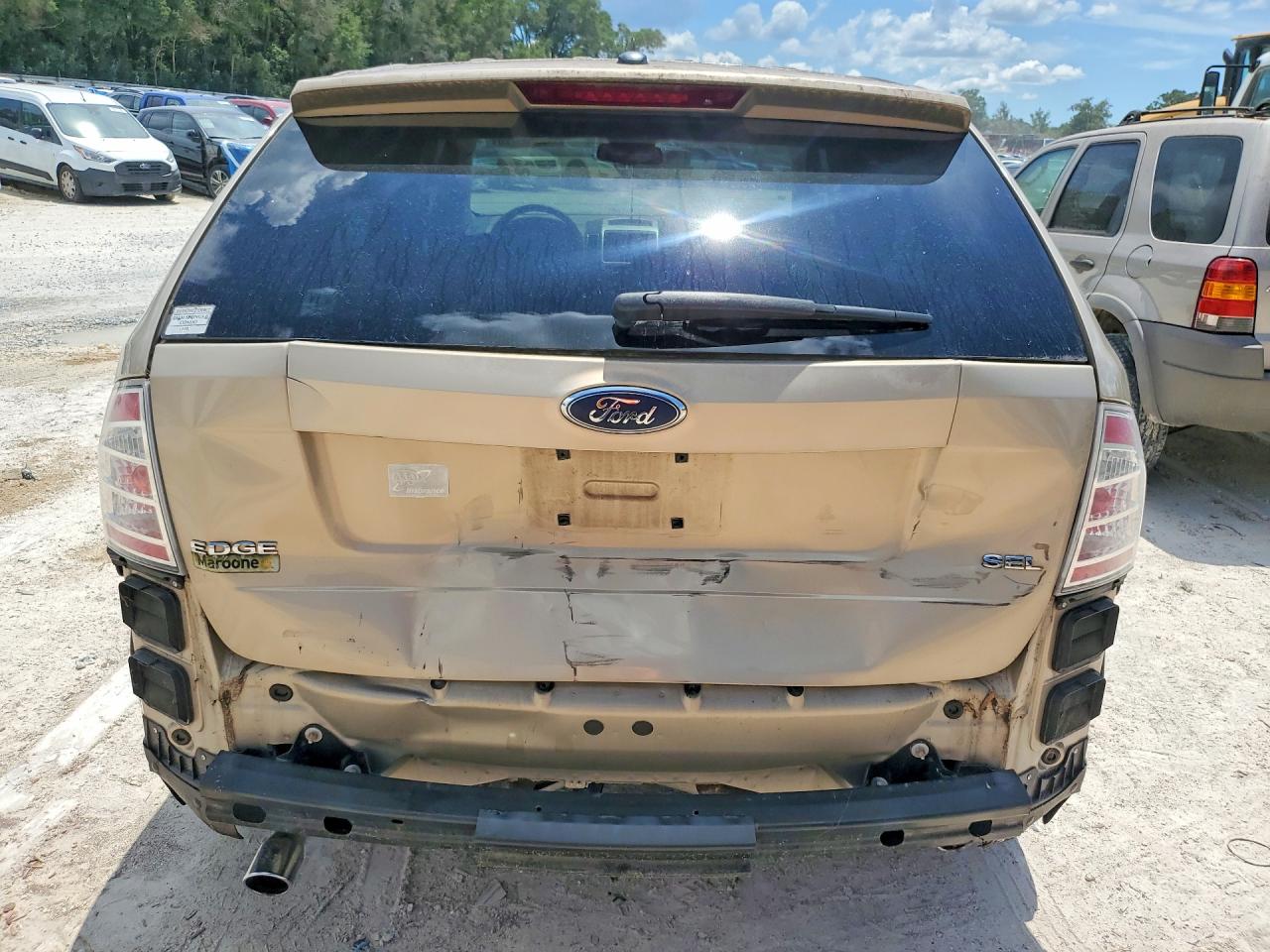 2007 Ford Edge Sel Plus Cream vin: 2FMDK39C87BB34124