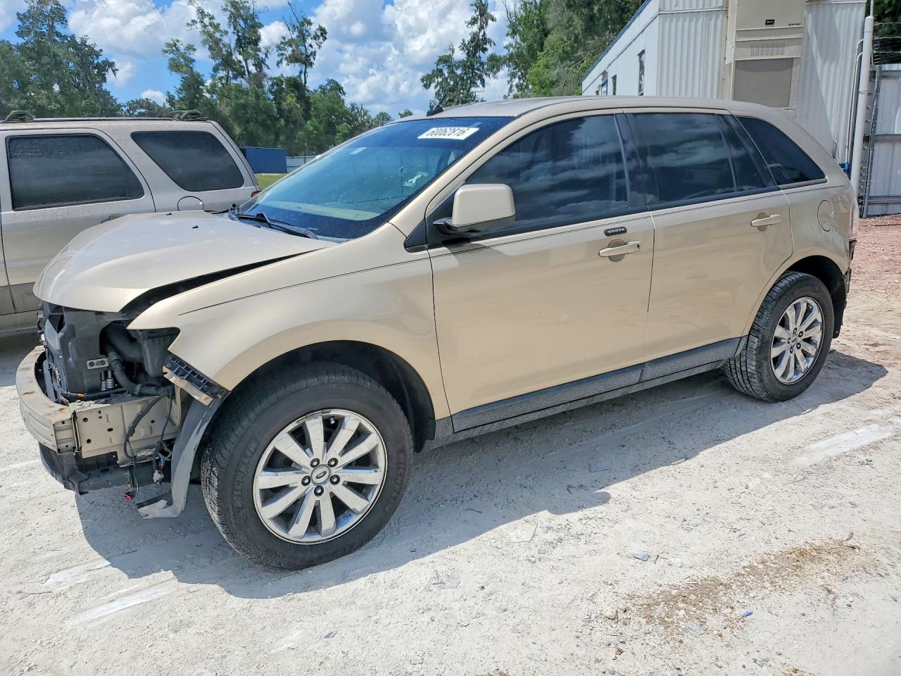 2007 Ford Edge Sel Plus Cream vin: 2FMDK39C87BB34124