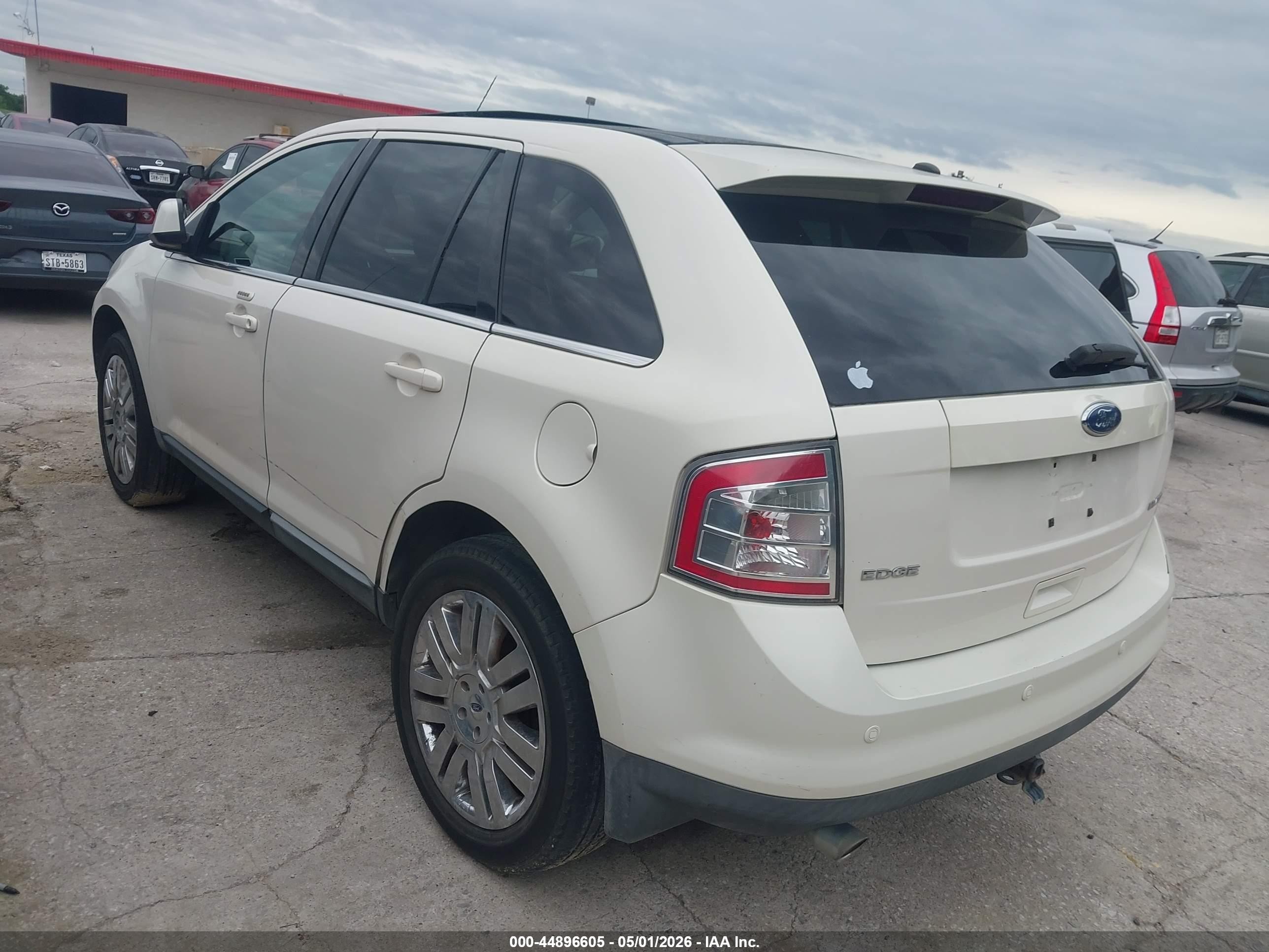 2008 Ford Edge Limited White vin: 2FMDK39C88BA35840