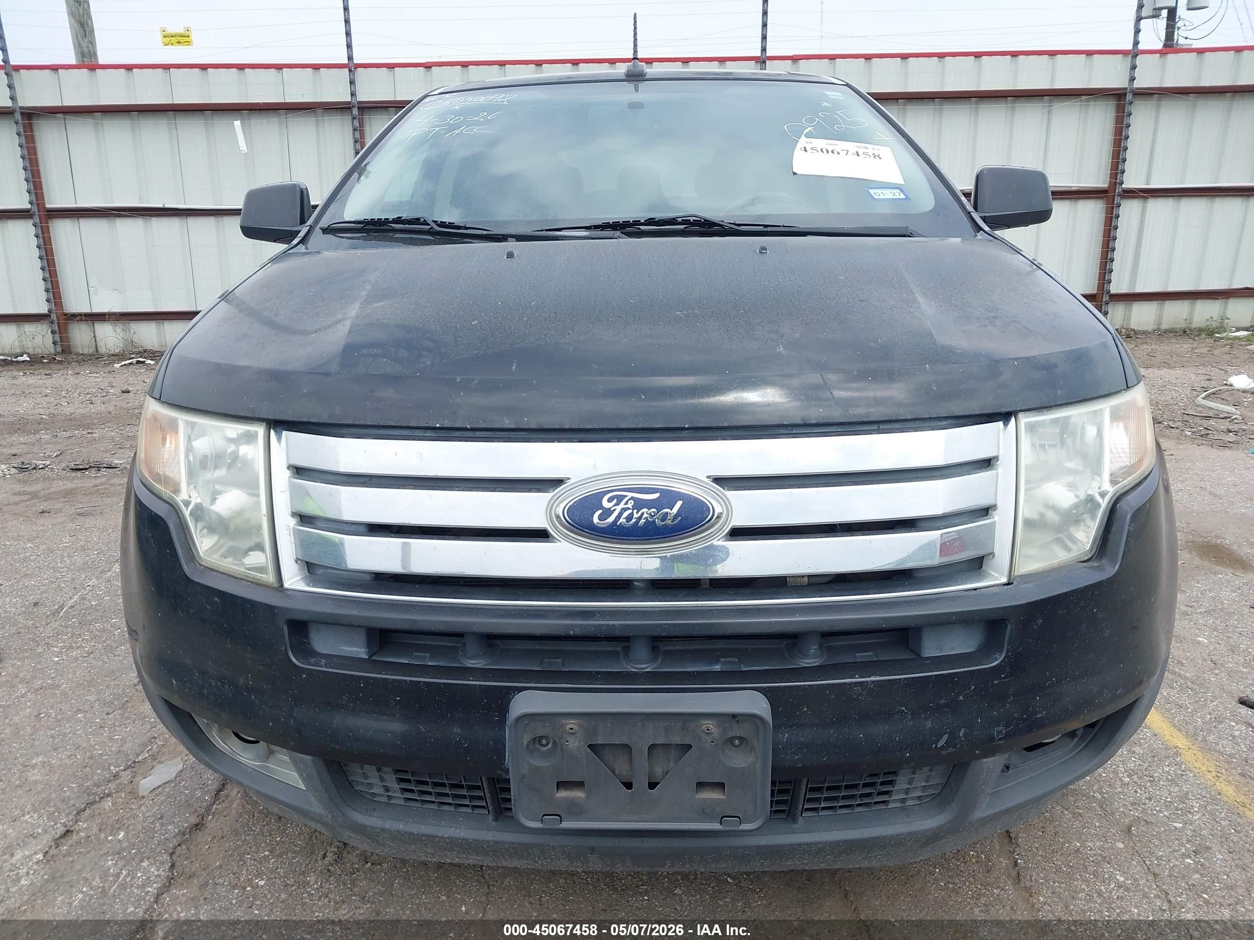2008 Ford Edge Limited Черный vin: 2FMDK39C88BA40925