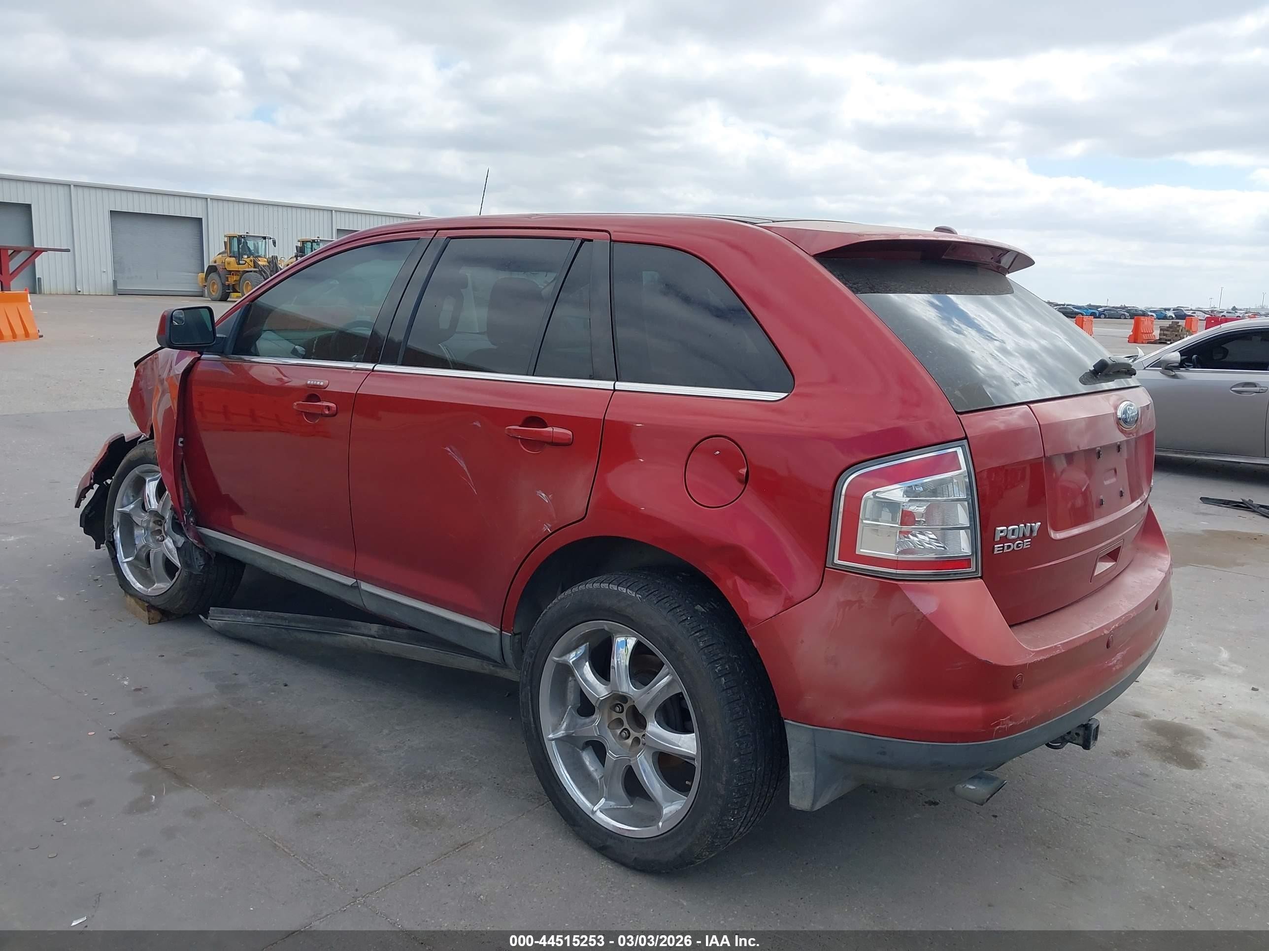 2008 Ford Edge Limited Red vin: 2FMDK39C88BA87064