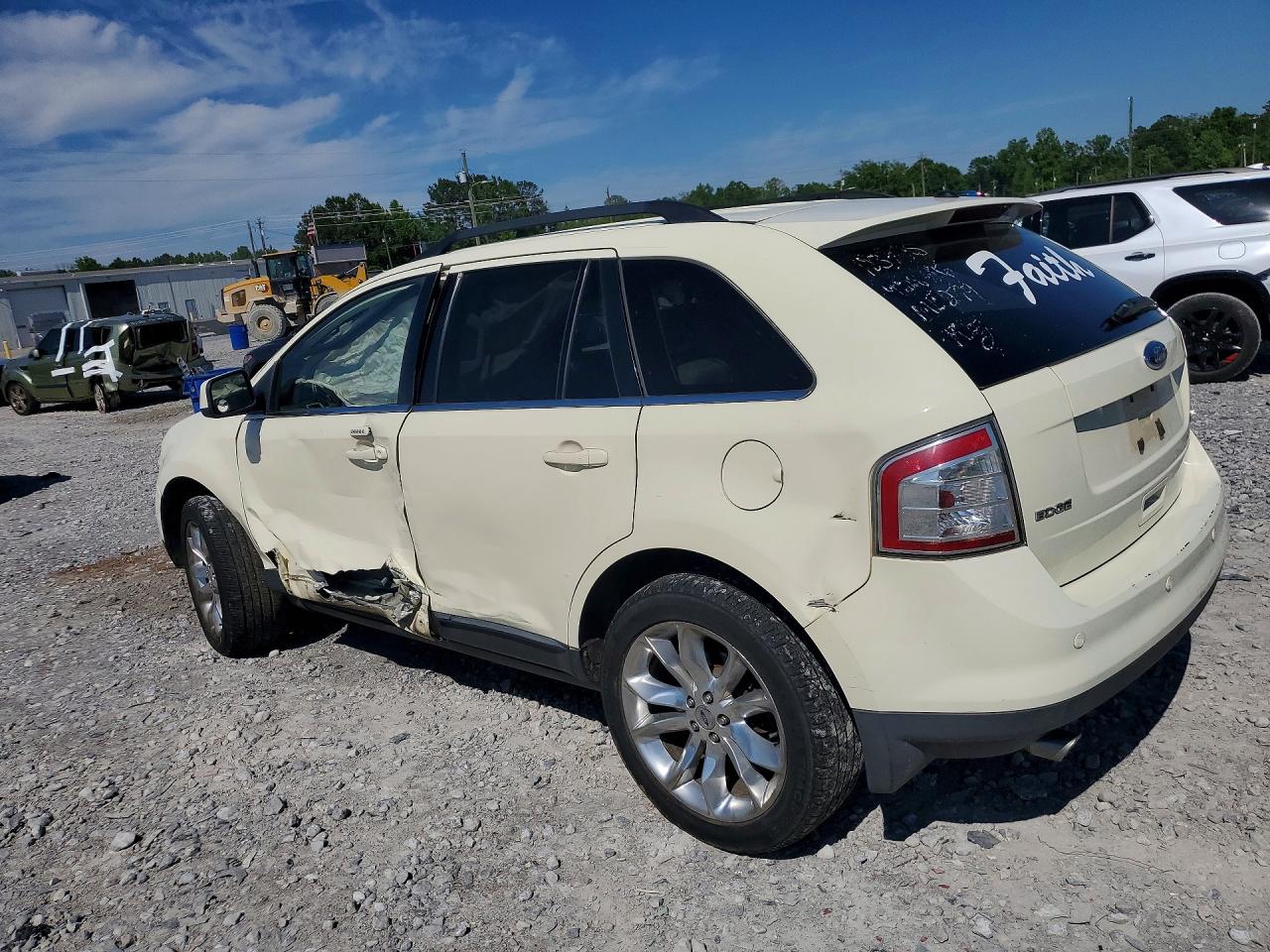 2008 Ford Edge Limited White vin: 2FMDK39C88BA97786