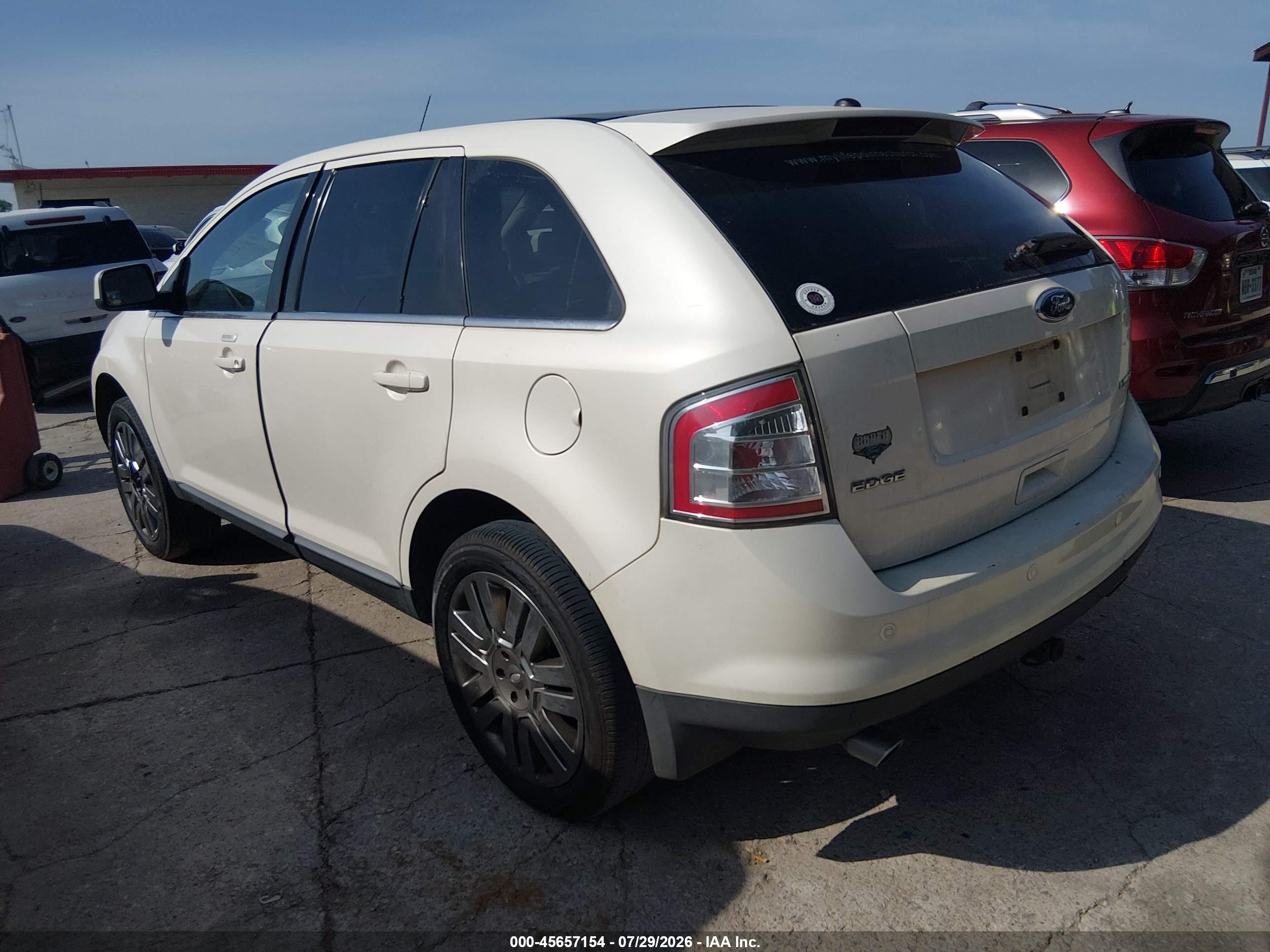 2008 Ford Edge Limited Cream vin: 2FMDK39C88BB16823