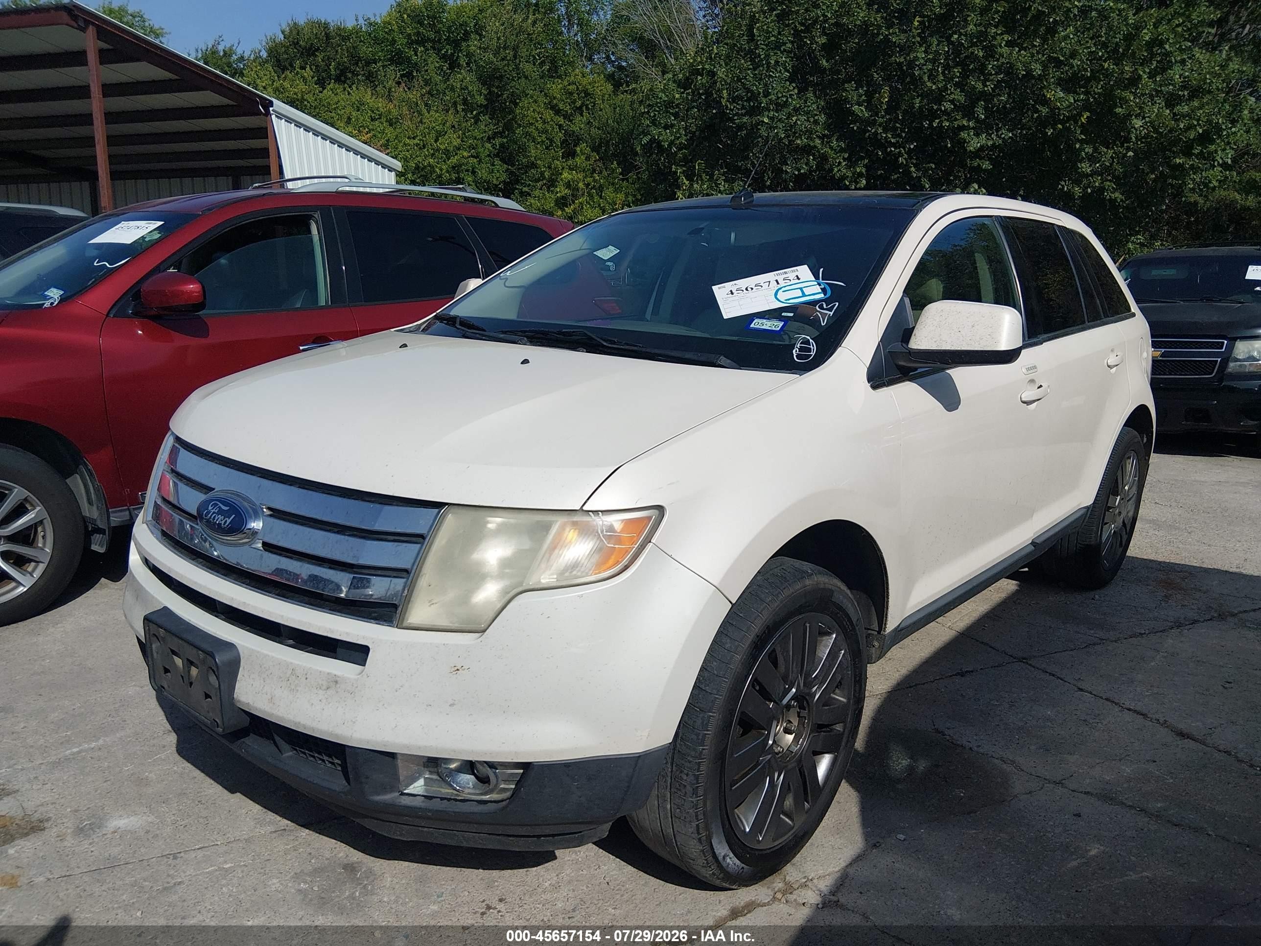 2008 Ford Edge Limited Cream vin: 2FMDK39C88BB16823