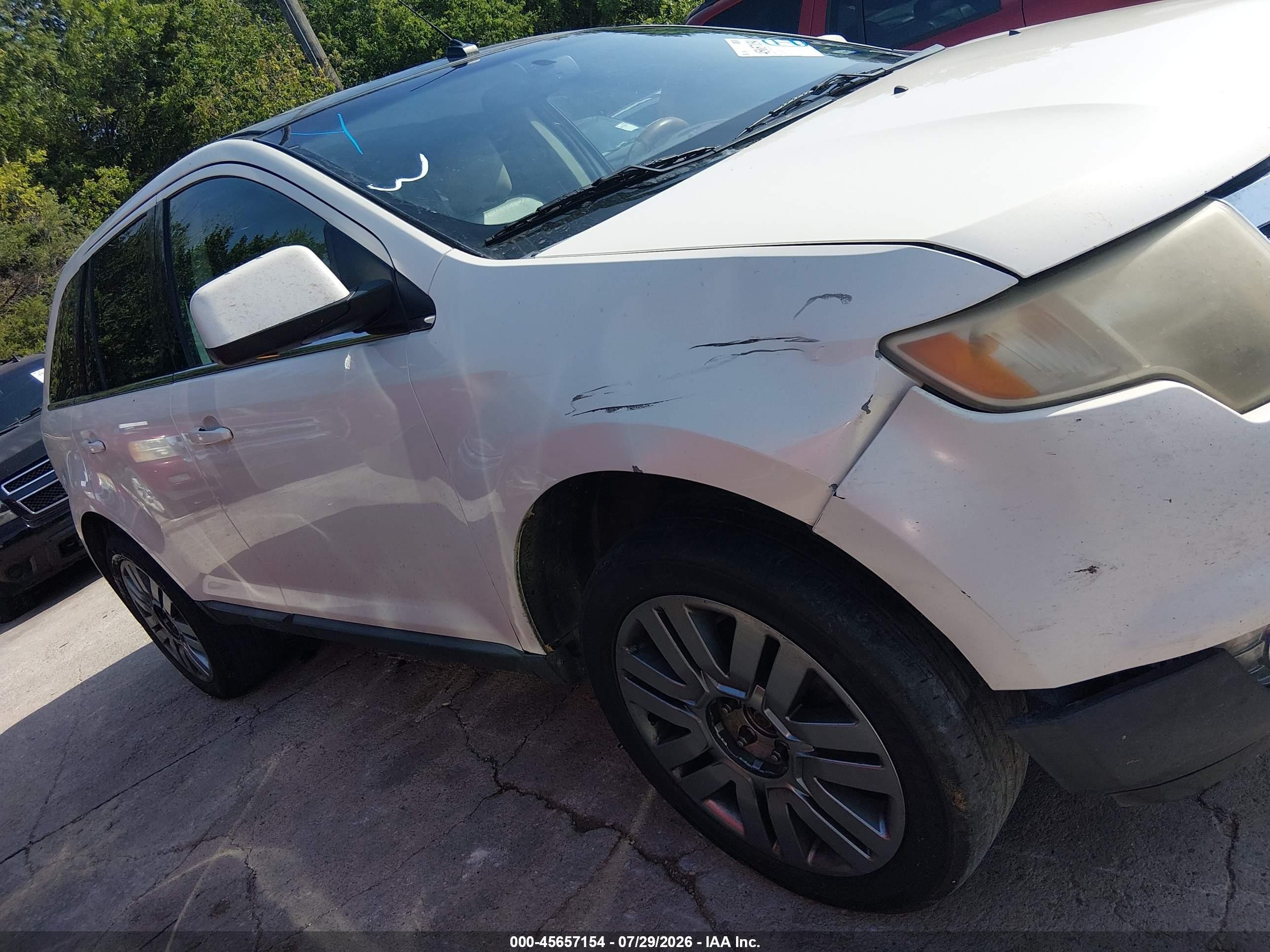 2008 Ford Edge Limited Cream vin: 2FMDK39C88BB16823
