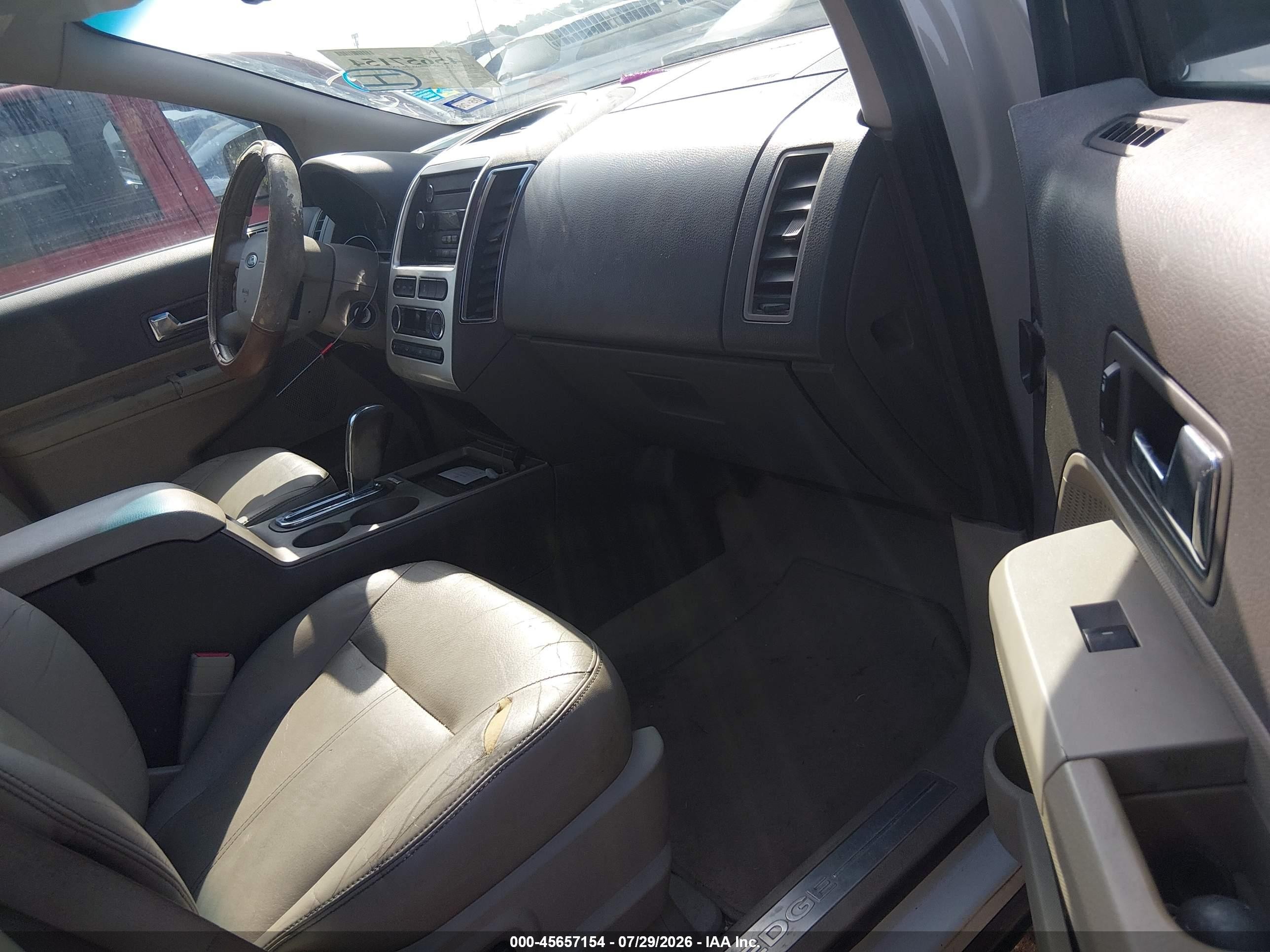 2008 Ford Edge Limited Cream vin: 2FMDK39C88BB16823