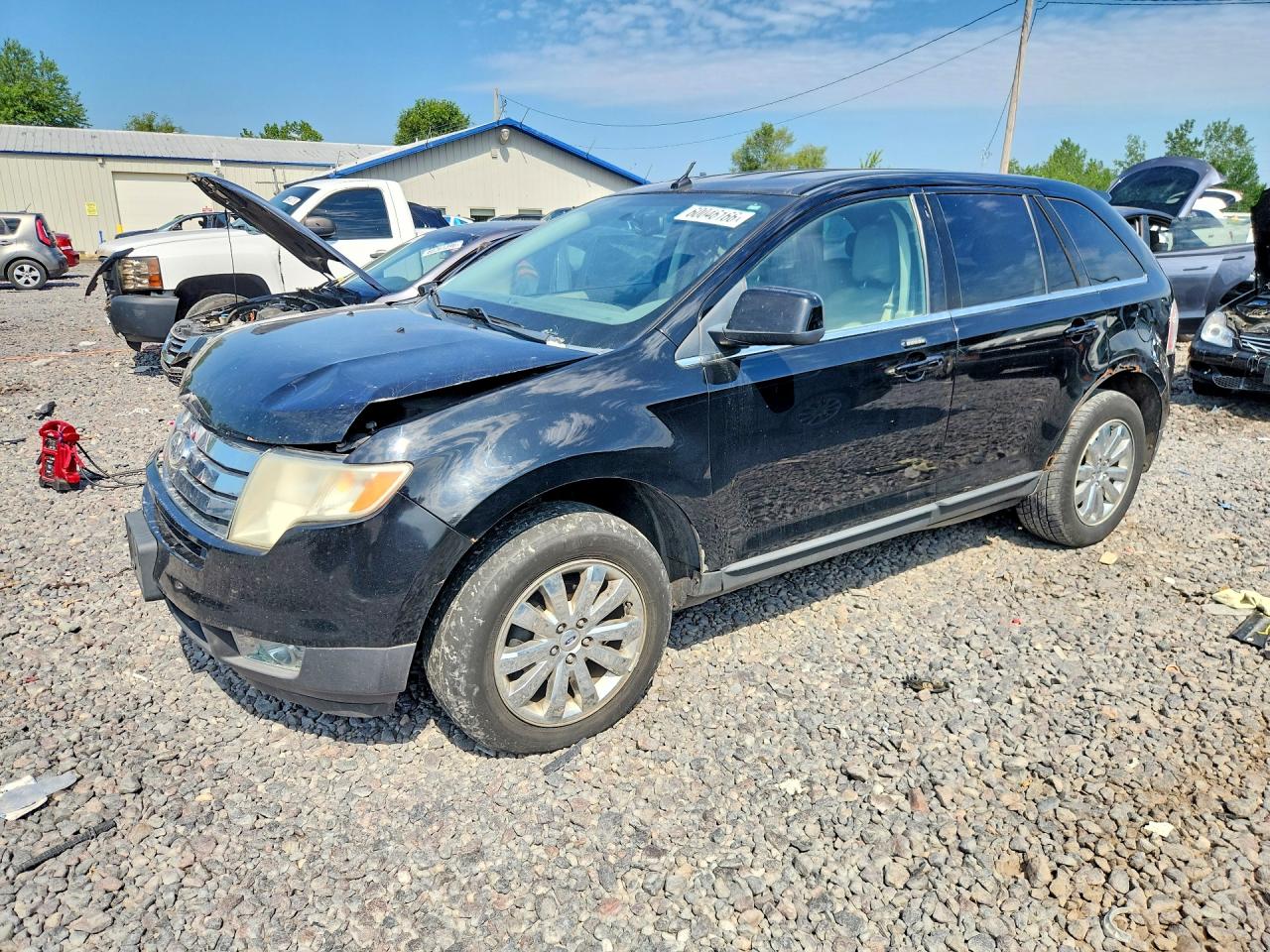 2008 Ford Edge Limited Black vin: 2FMDK39C88BB36232