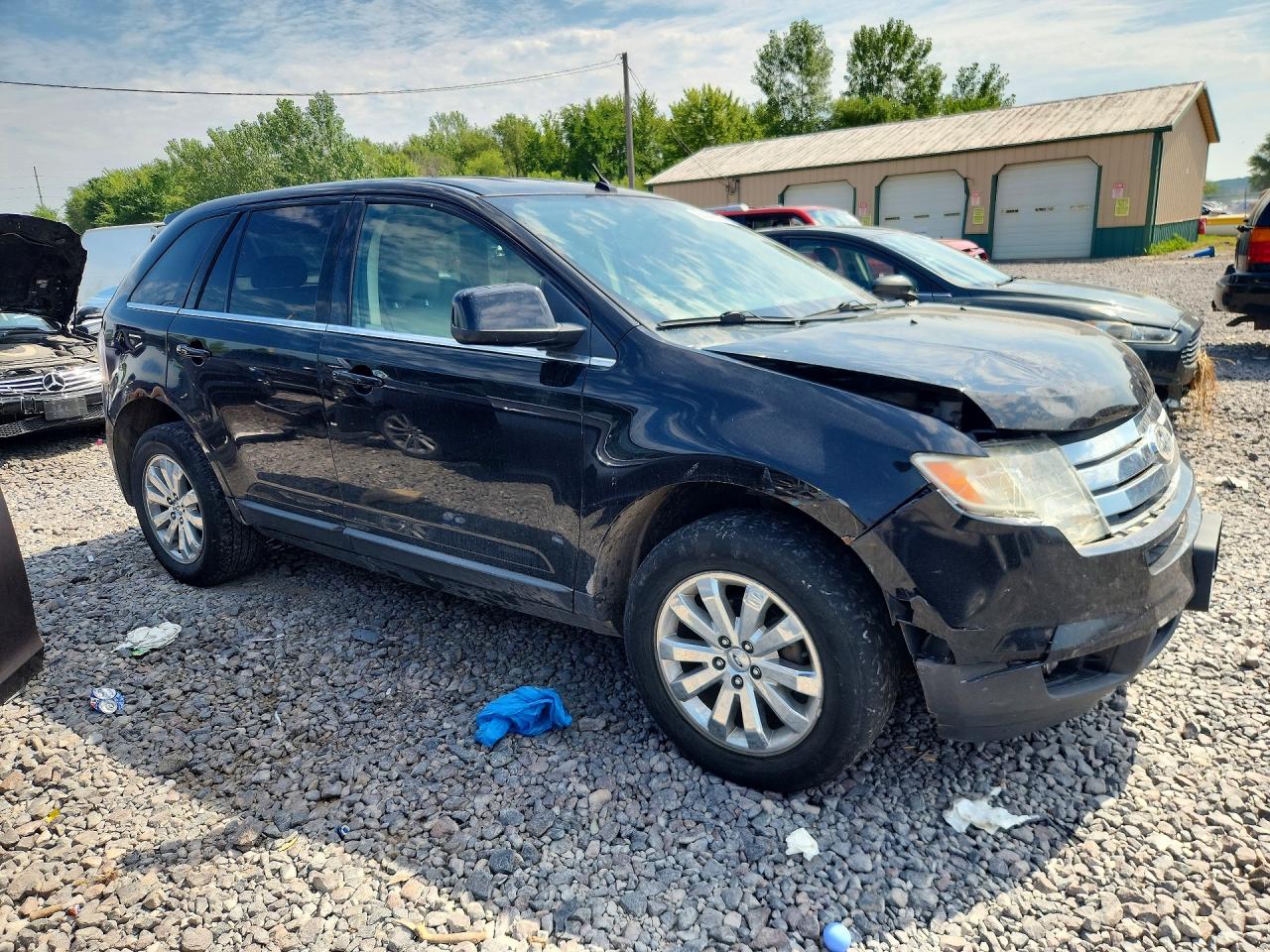 2008 Ford Edge Limited Black vin: 2FMDK39C88BB36232