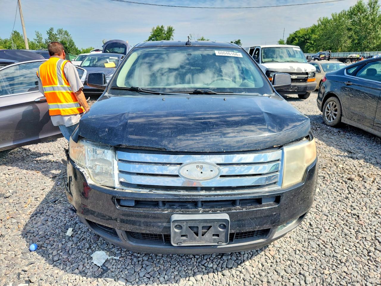 2008 Ford Edge Limited Black vin: 2FMDK39C88BB36232