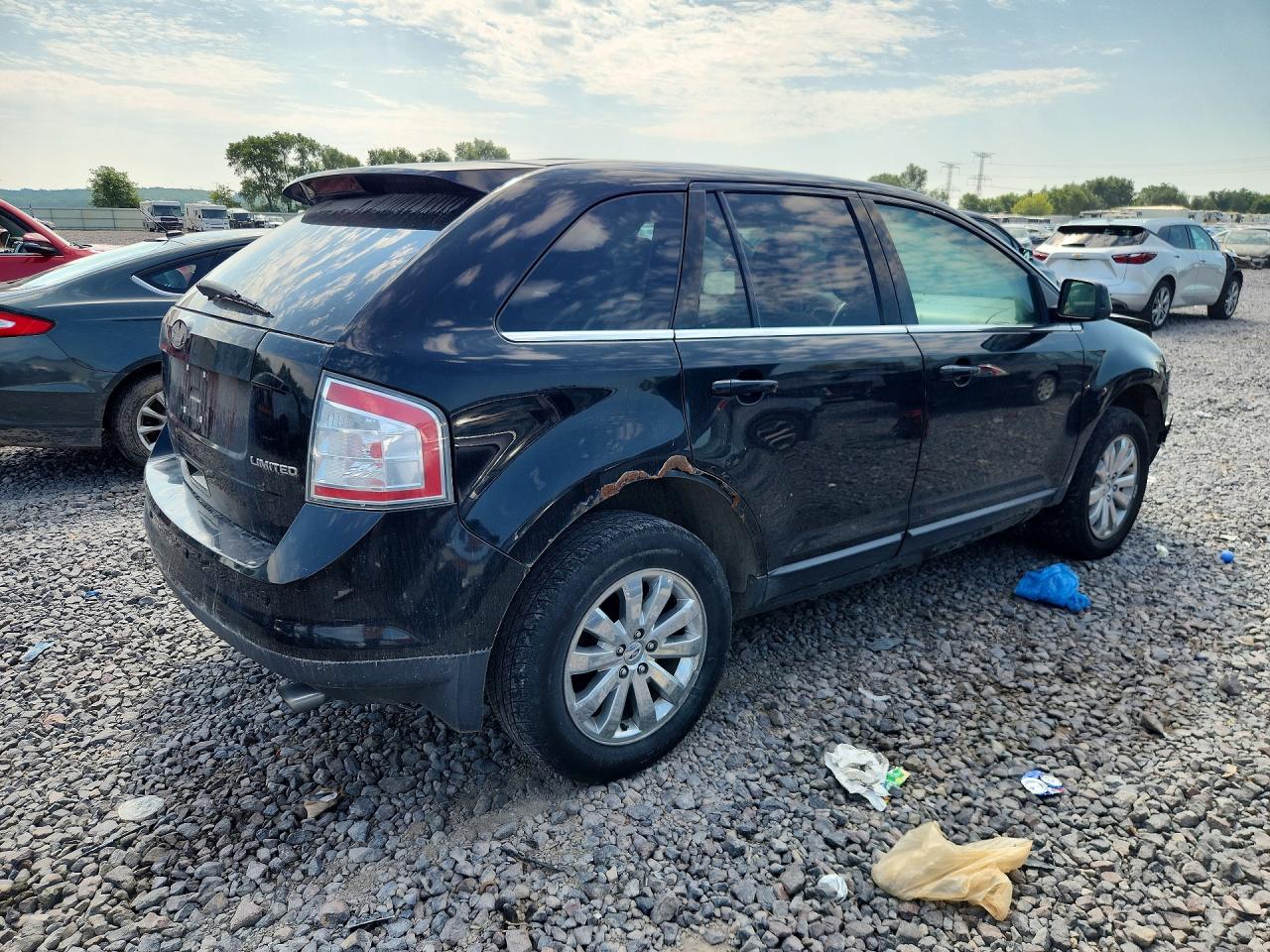 2008 Ford Edge Limited Black vin: 2FMDK39C88BB36232