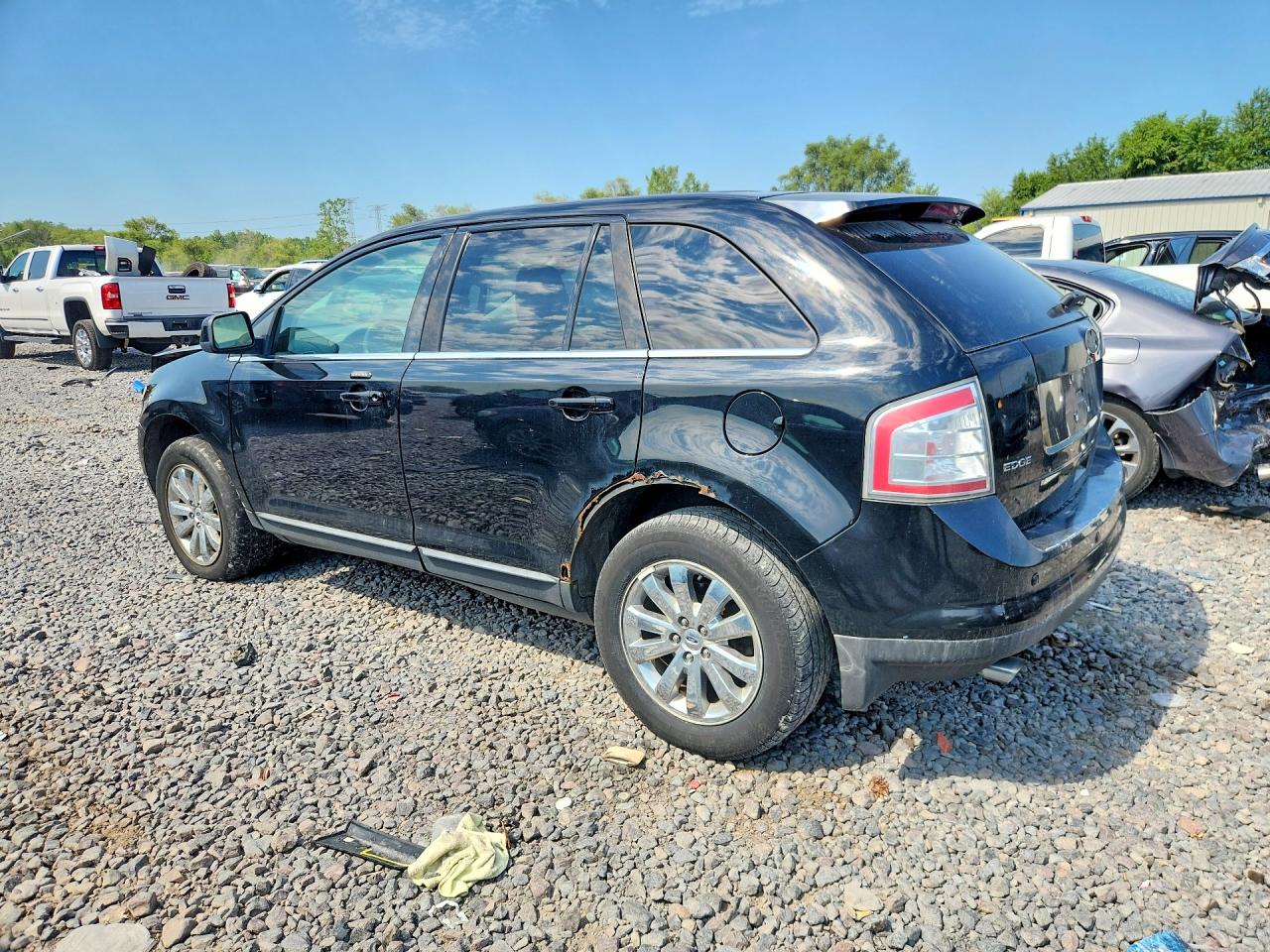 2008 Ford Edge Limited Black vin: 2FMDK39C88BB36232