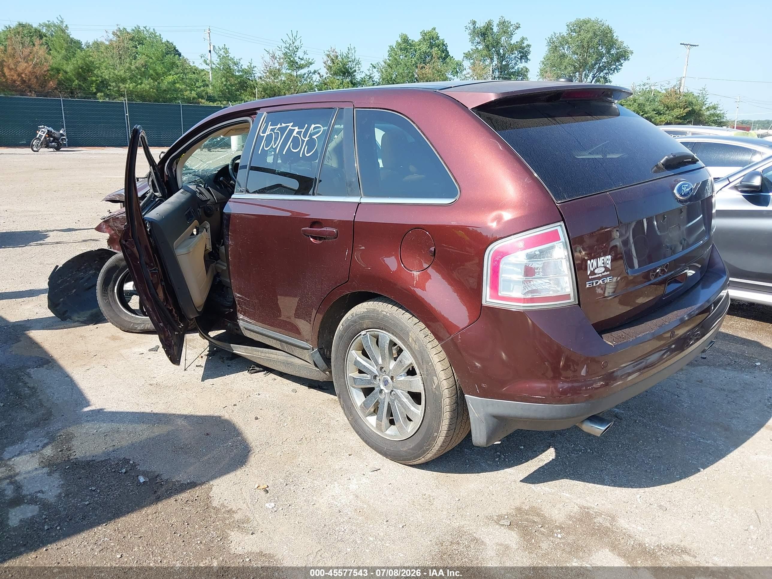 2009 Ford Edge Limited Brown vin: 2FMDK39C89BA41946