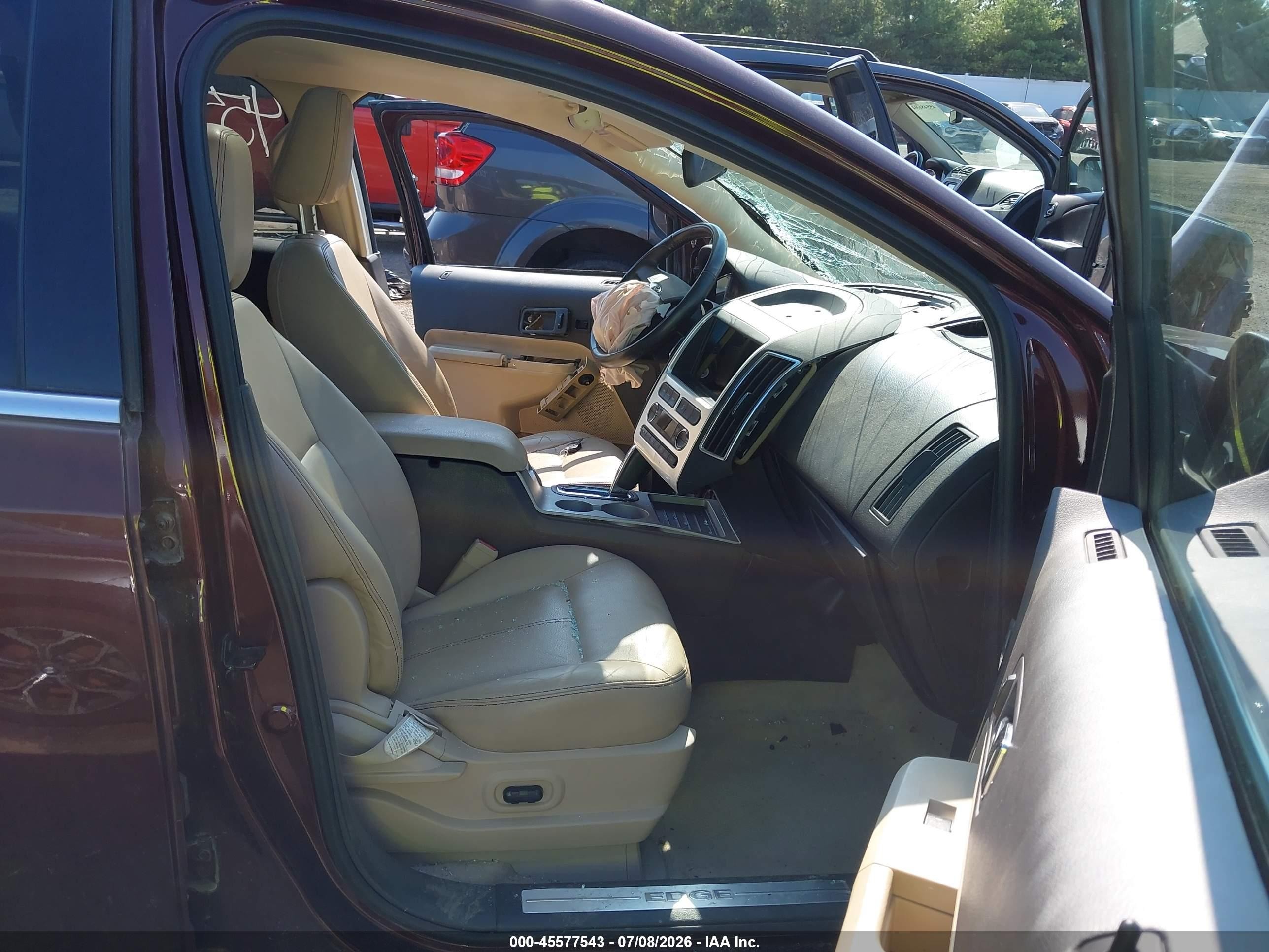 2009 Ford Edge Limited Brown vin: 2FMDK39C89BA41946