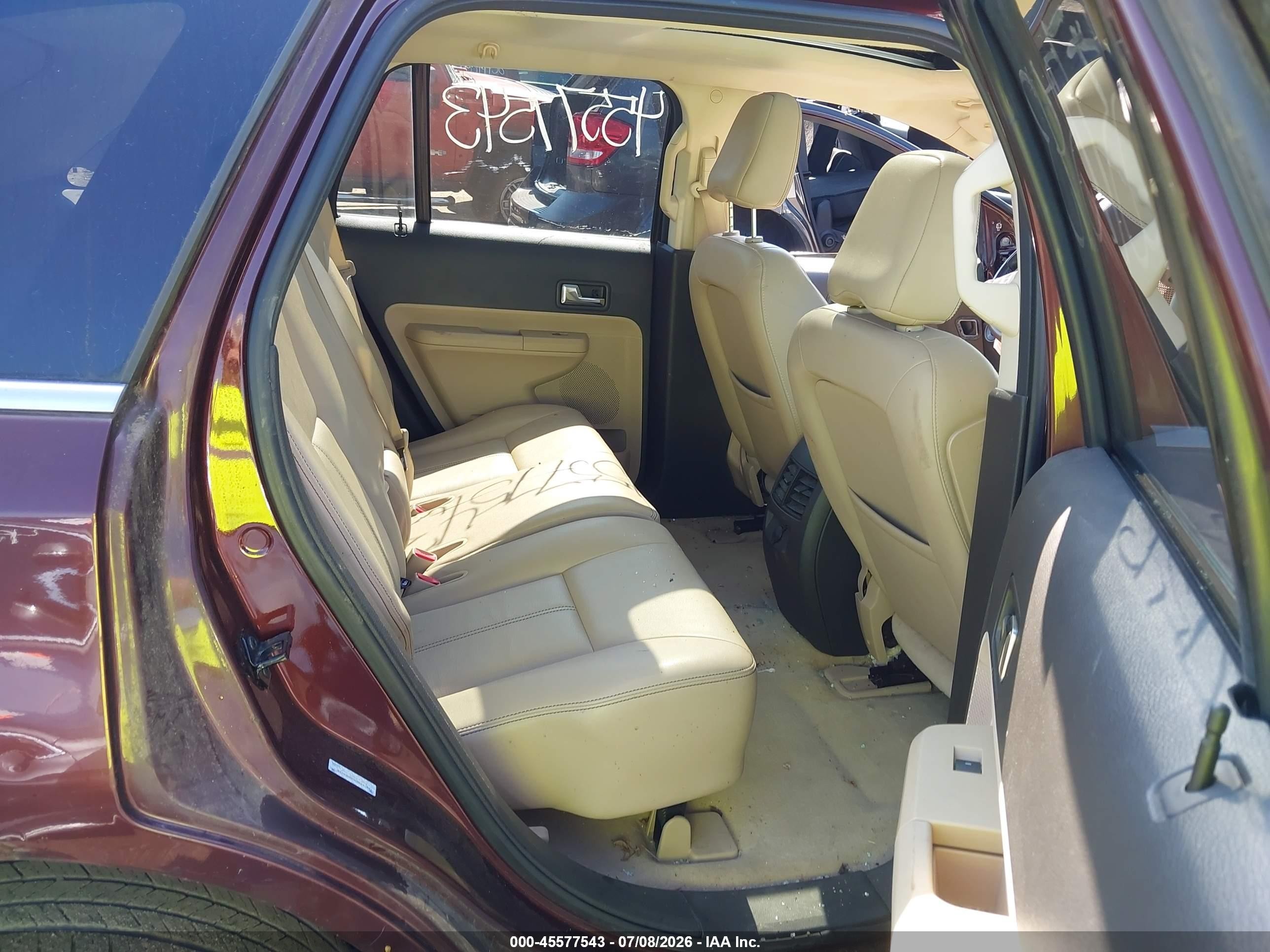2009 Ford Edge Limited Brown vin: 2FMDK39C89BA41946
