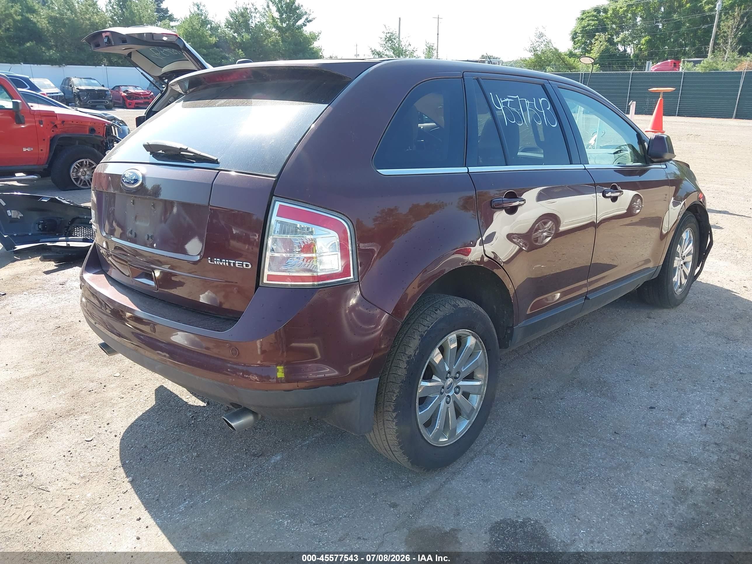 2009 Ford Edge Limited Brown vin: 2FMDK39C89BA41946