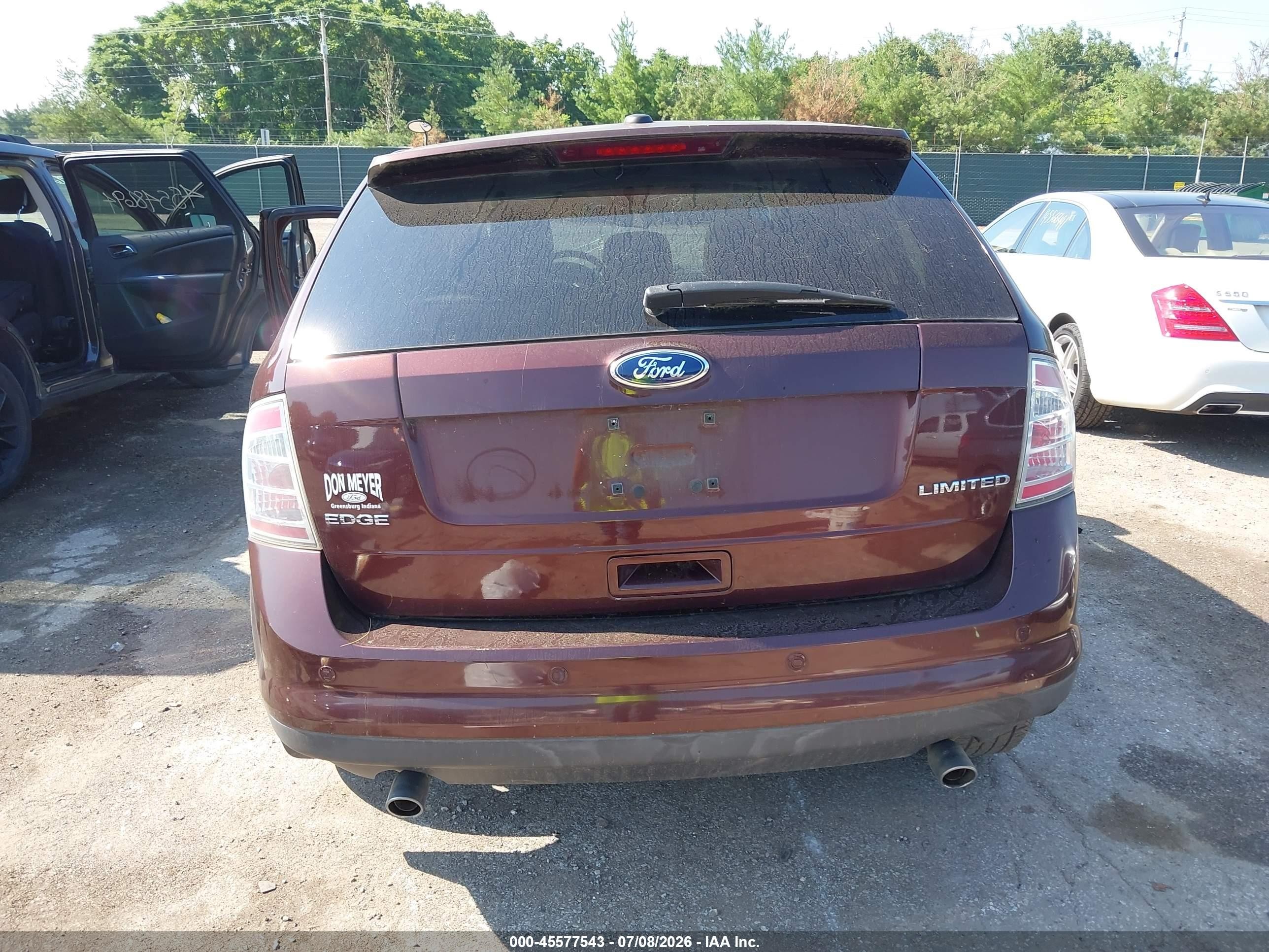 2009 Ford Edge Limited Brown vin: 2FMDK39C89BA41946