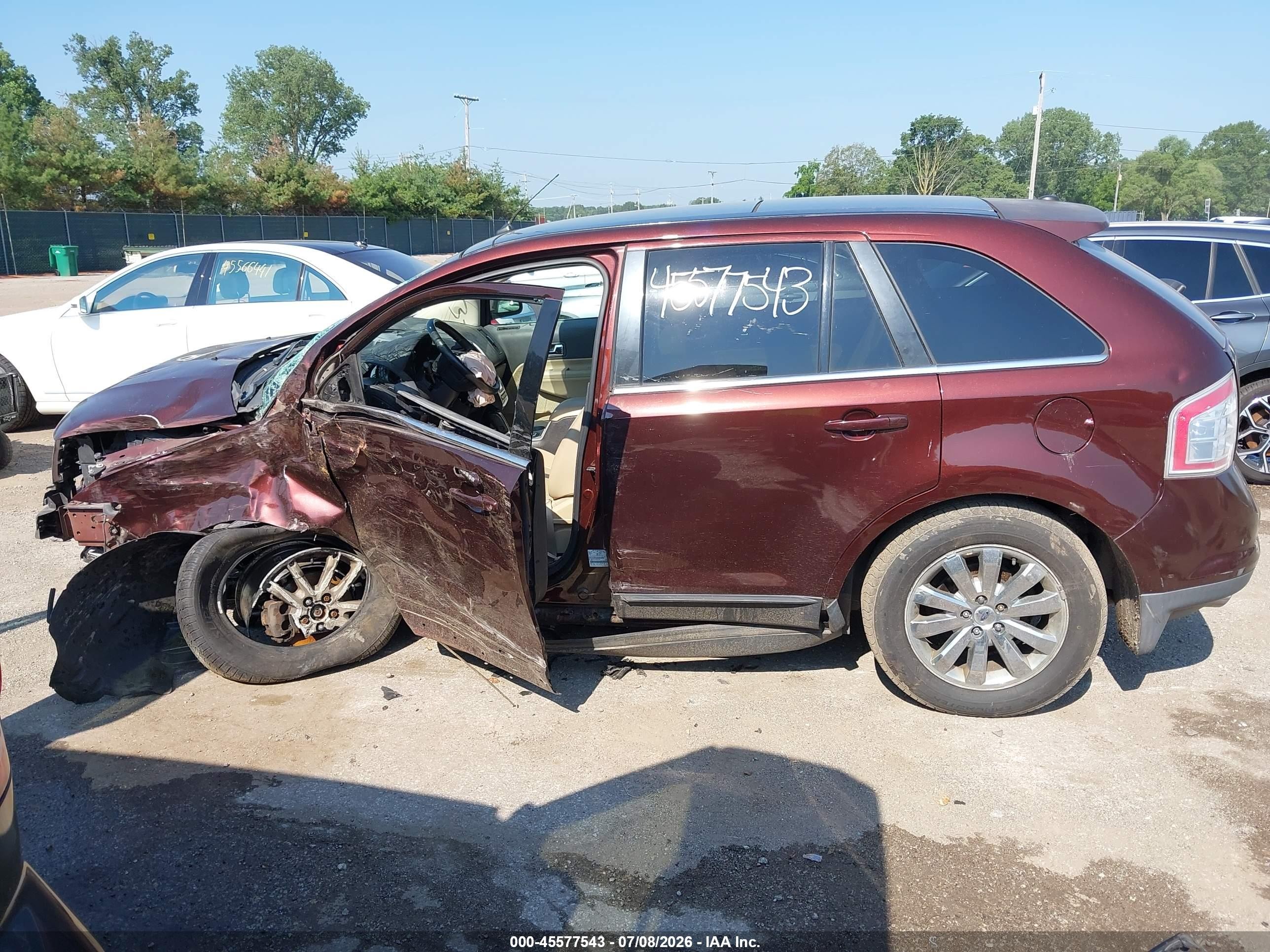2009 Ford Edge Limited Brown vin: 2FMDK39C89BA41946