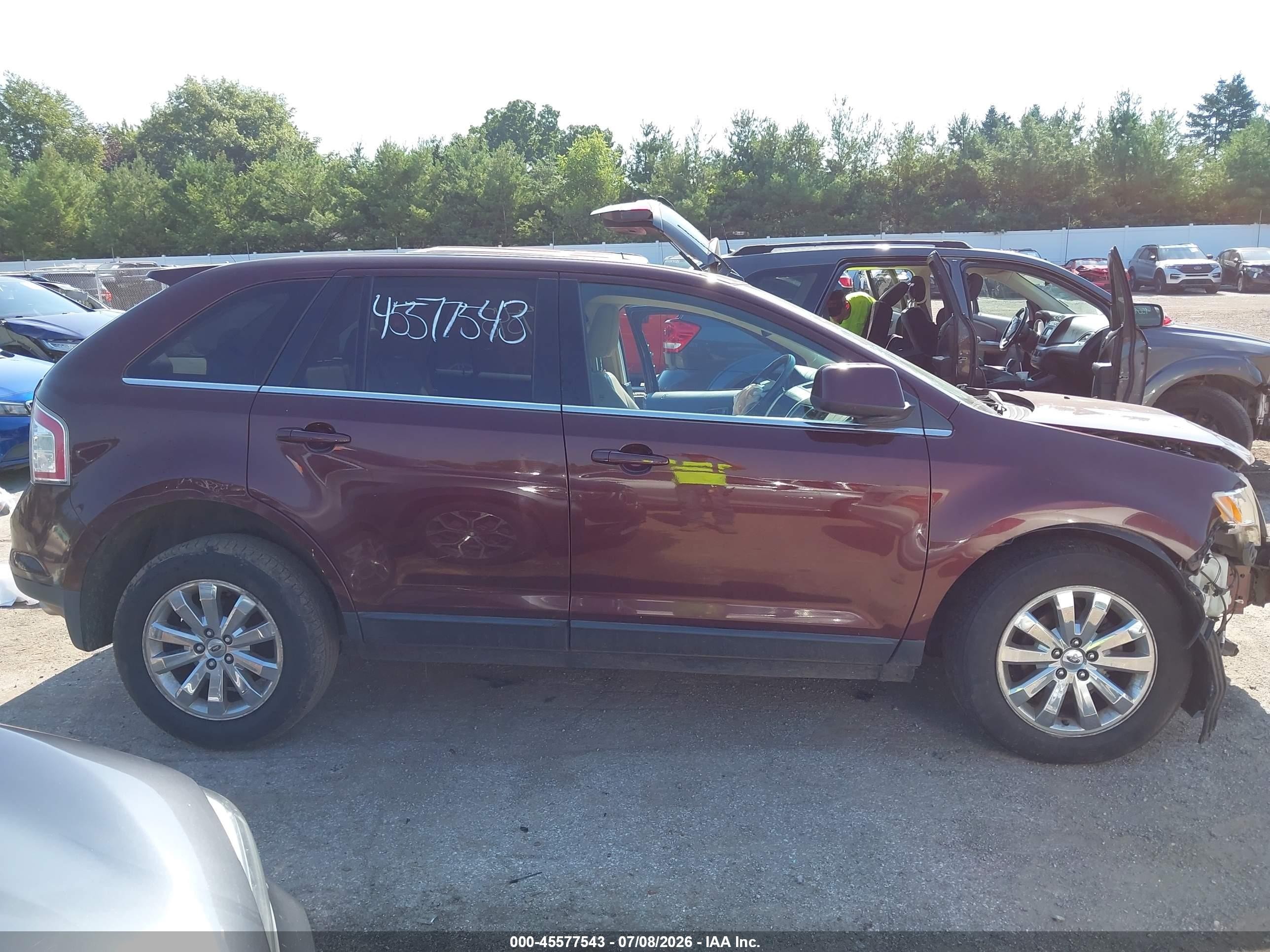 2009 Ford Edge Limited Brown vin: 2FMDK39C89BA41946