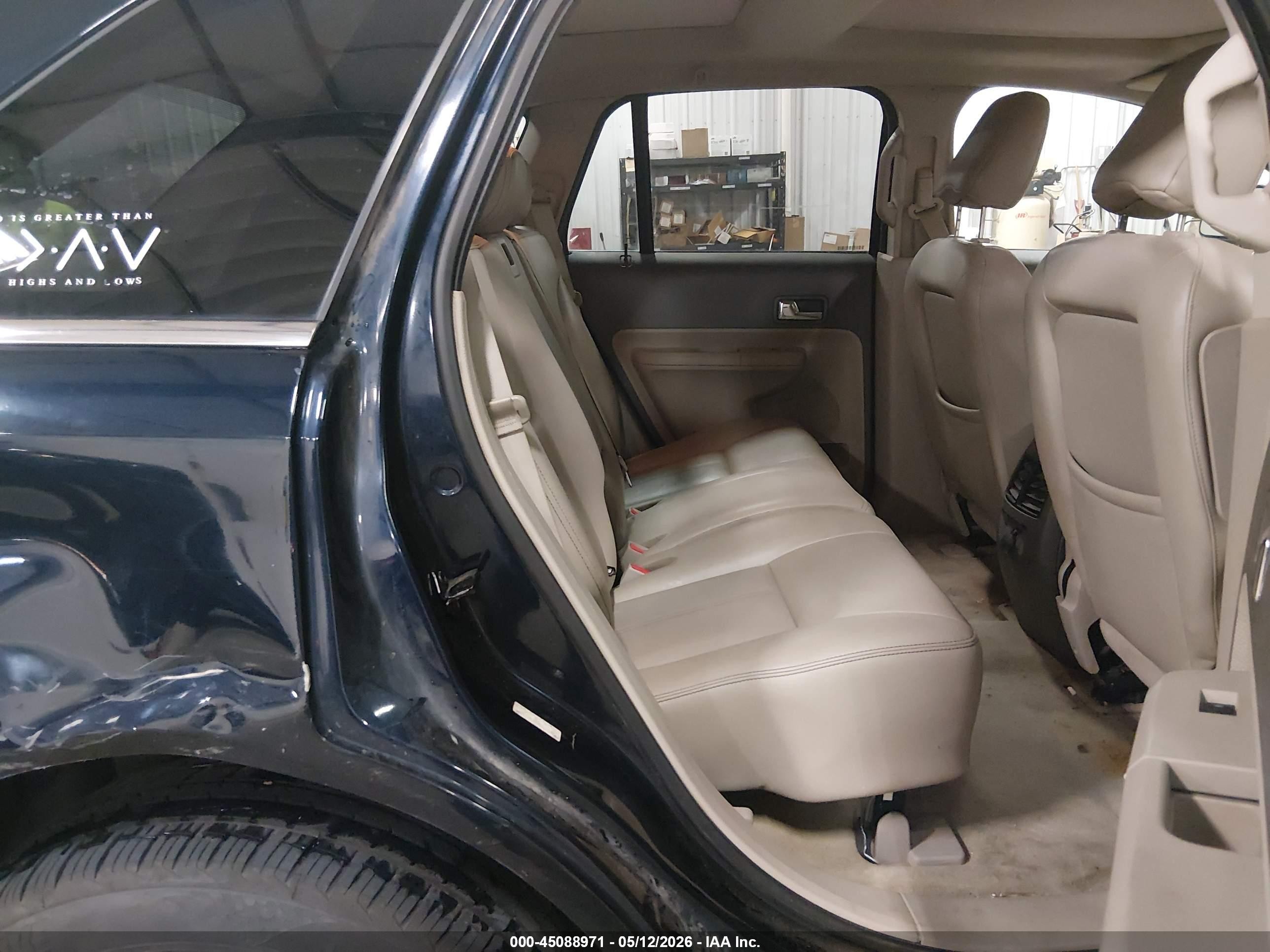2009 Ford Edge Limited Dark Blue vin: 2FMDK39C89BA81380