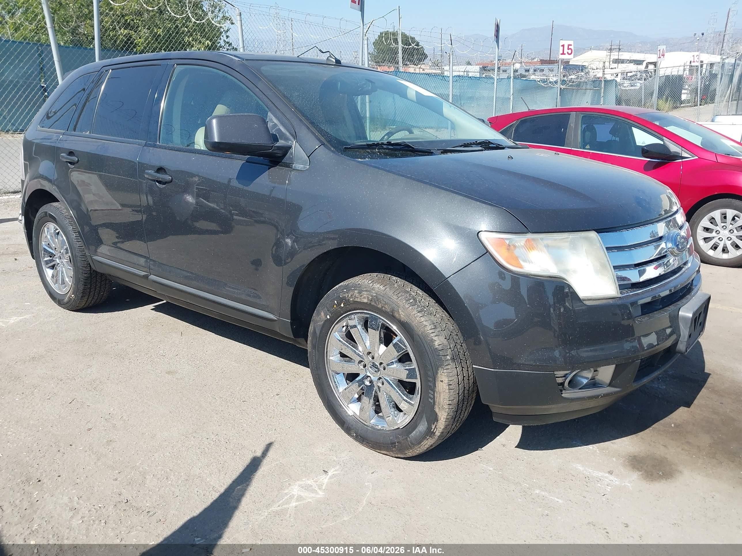 2007 Ford Edge Sel Plus Gray vin: 2FMDK39C97BA26711