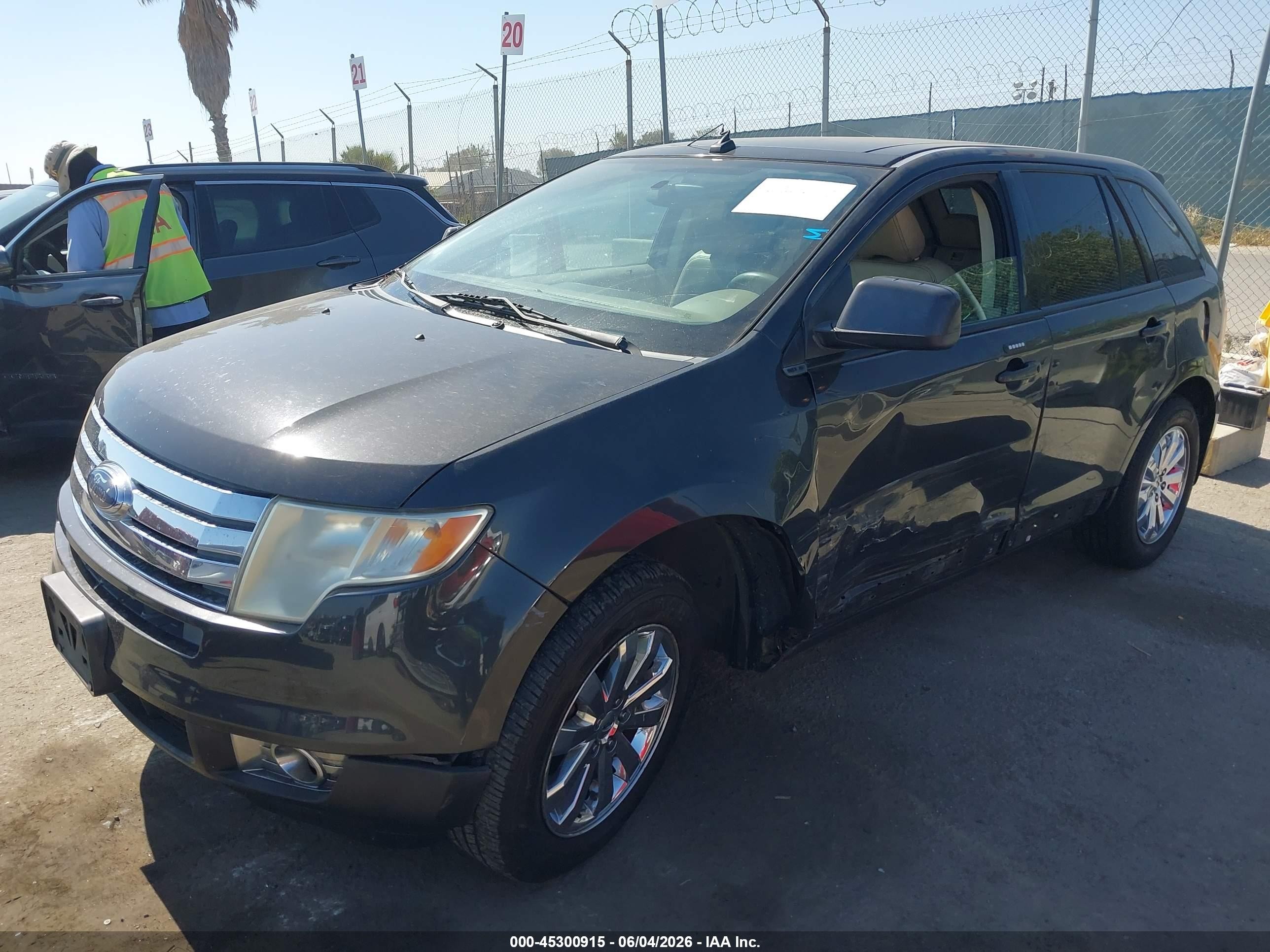 2007 Ford Edge Sel Plus Gray vin: 2FMDK39C97BA26711