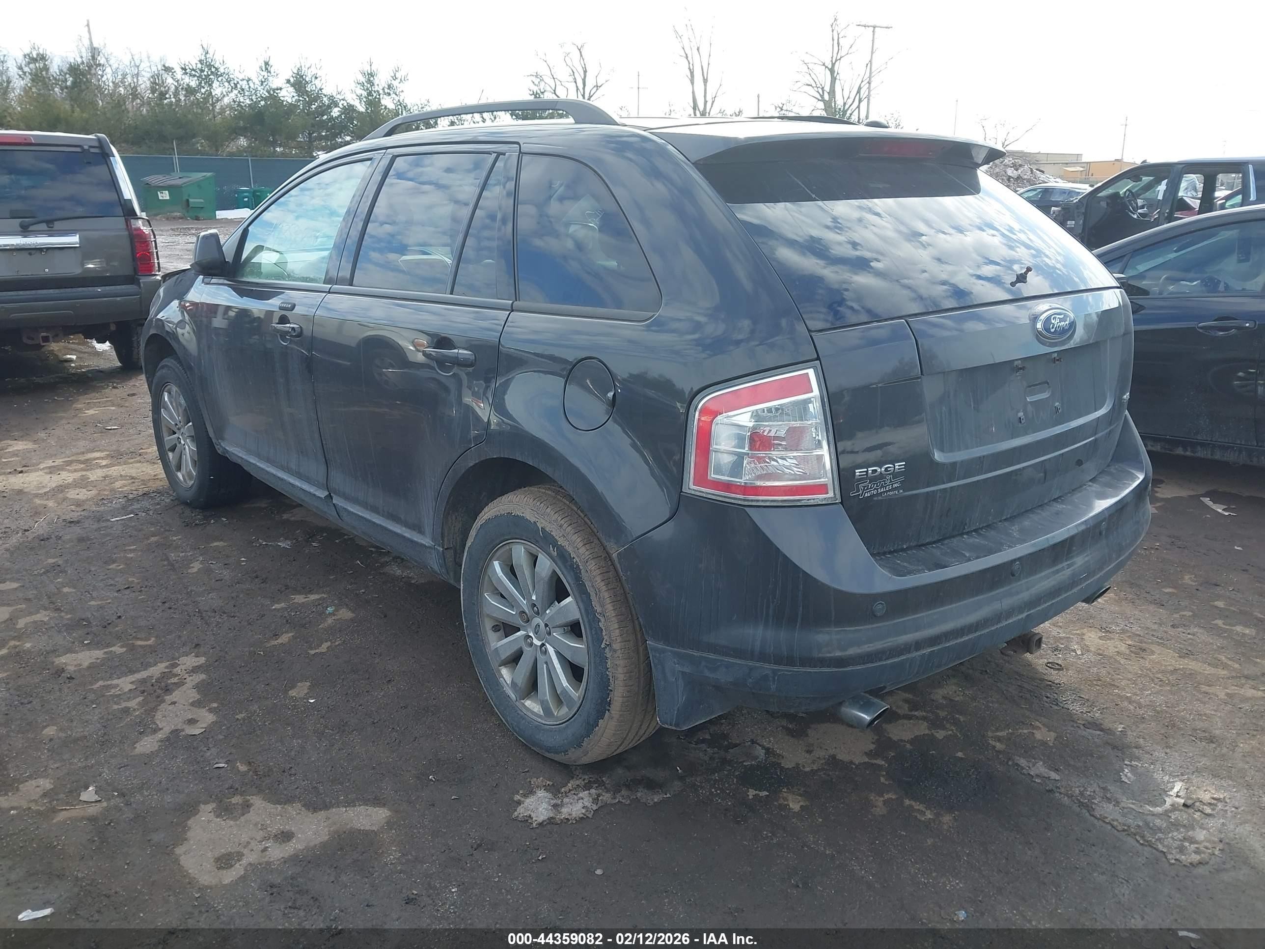 2007 Ford Edge Sel Plus Gray vin: 2FMDK39C97BA63922