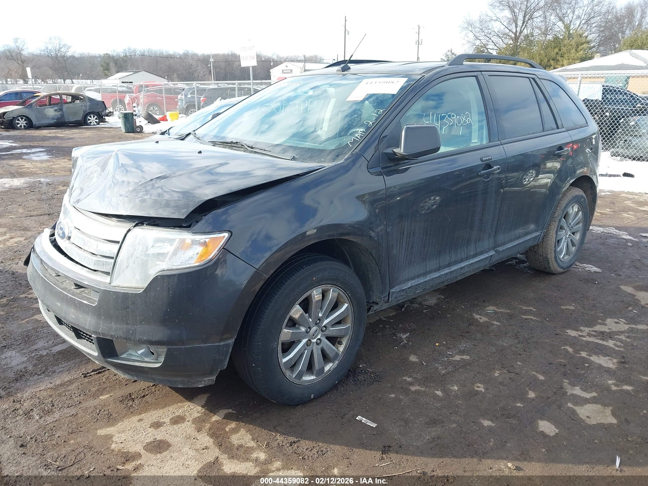 2007 Ford Edge Sel Plus Gray vin: 2FMDK39C97BA63922