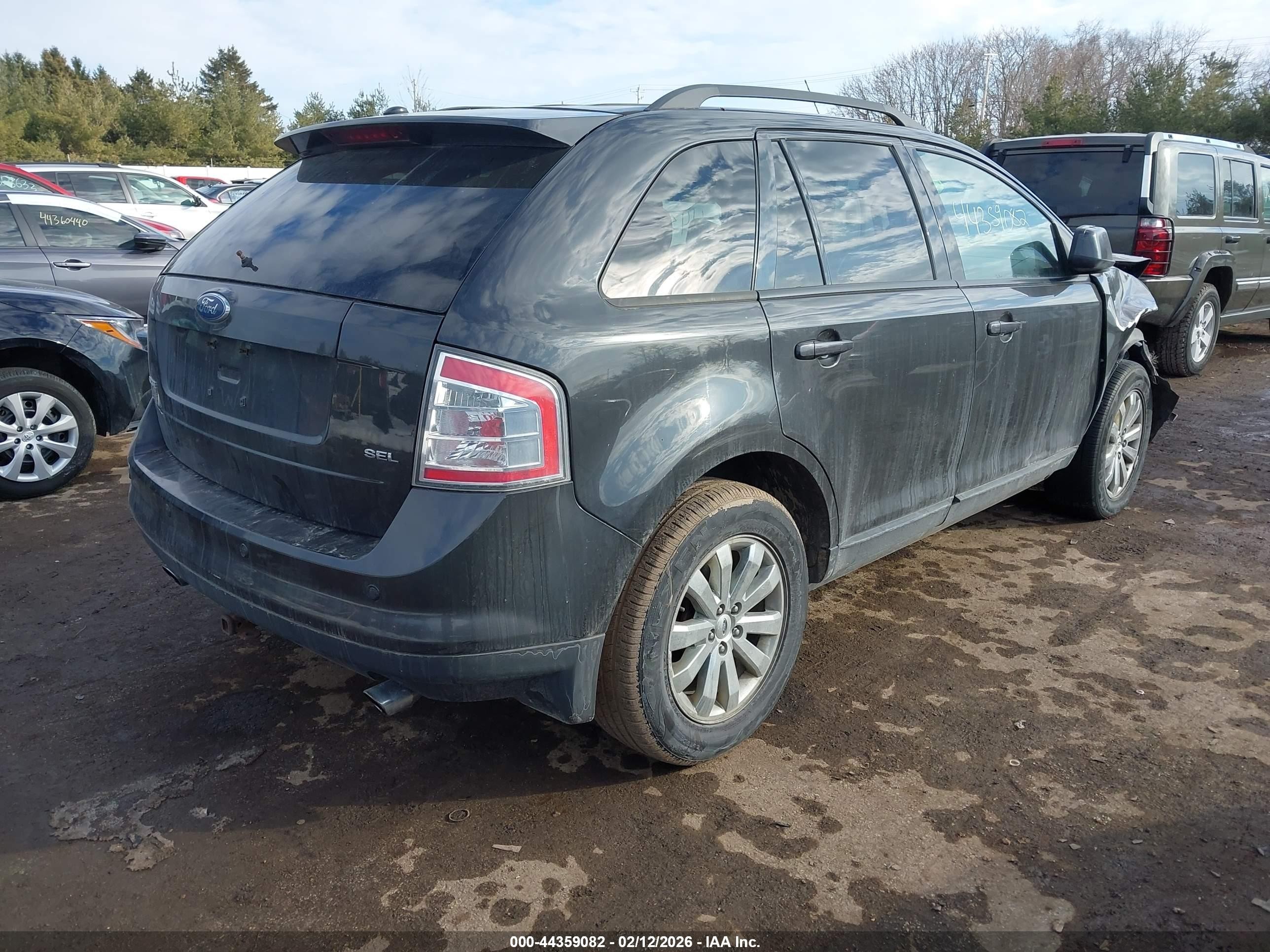 2007 Ford Edge Sel Plus Gray vin: 2FMDK39C97BA63922