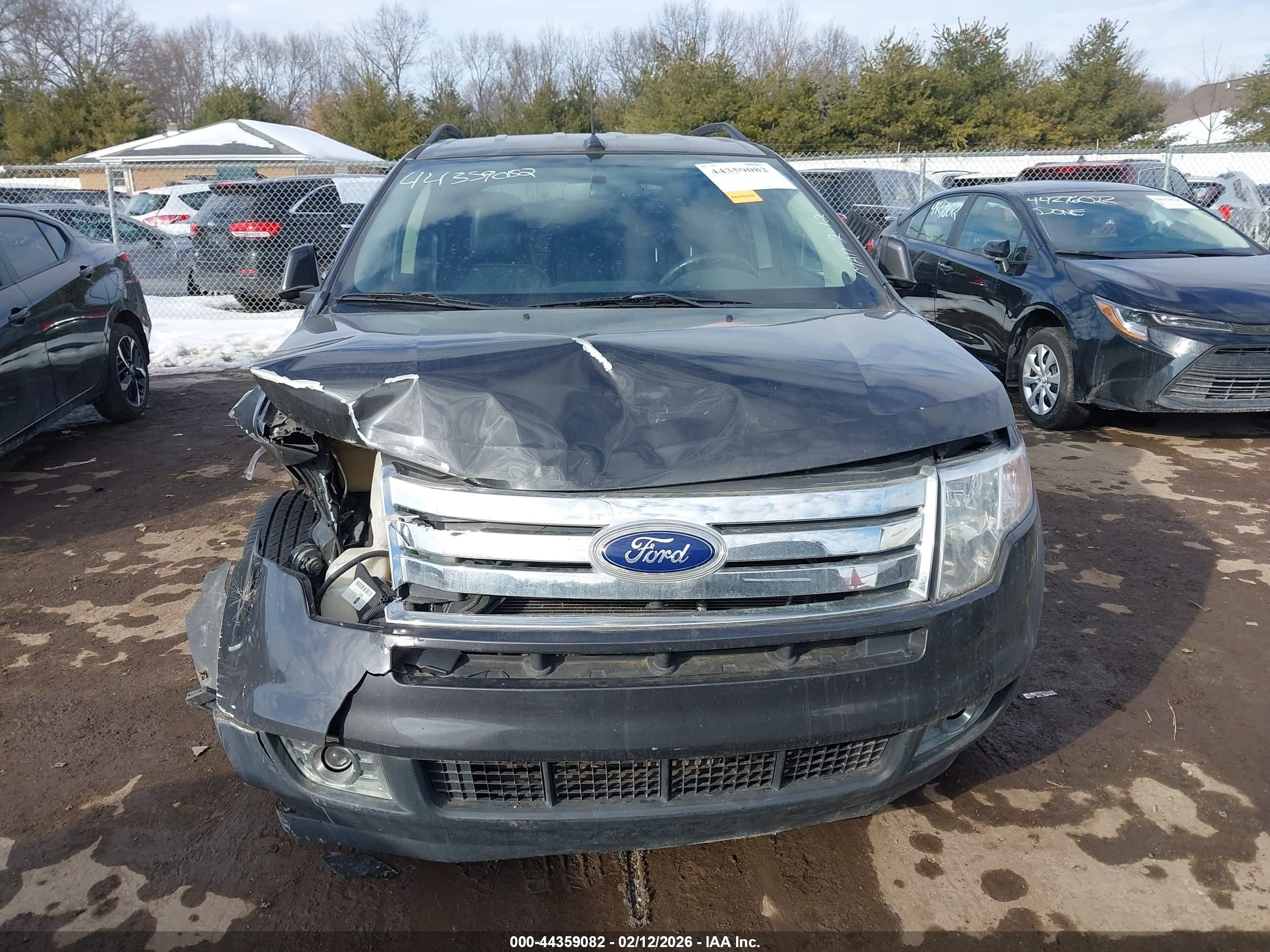 2007 Ford Edge Sel Plus Gray vin: 2FMDK39C97BA63922