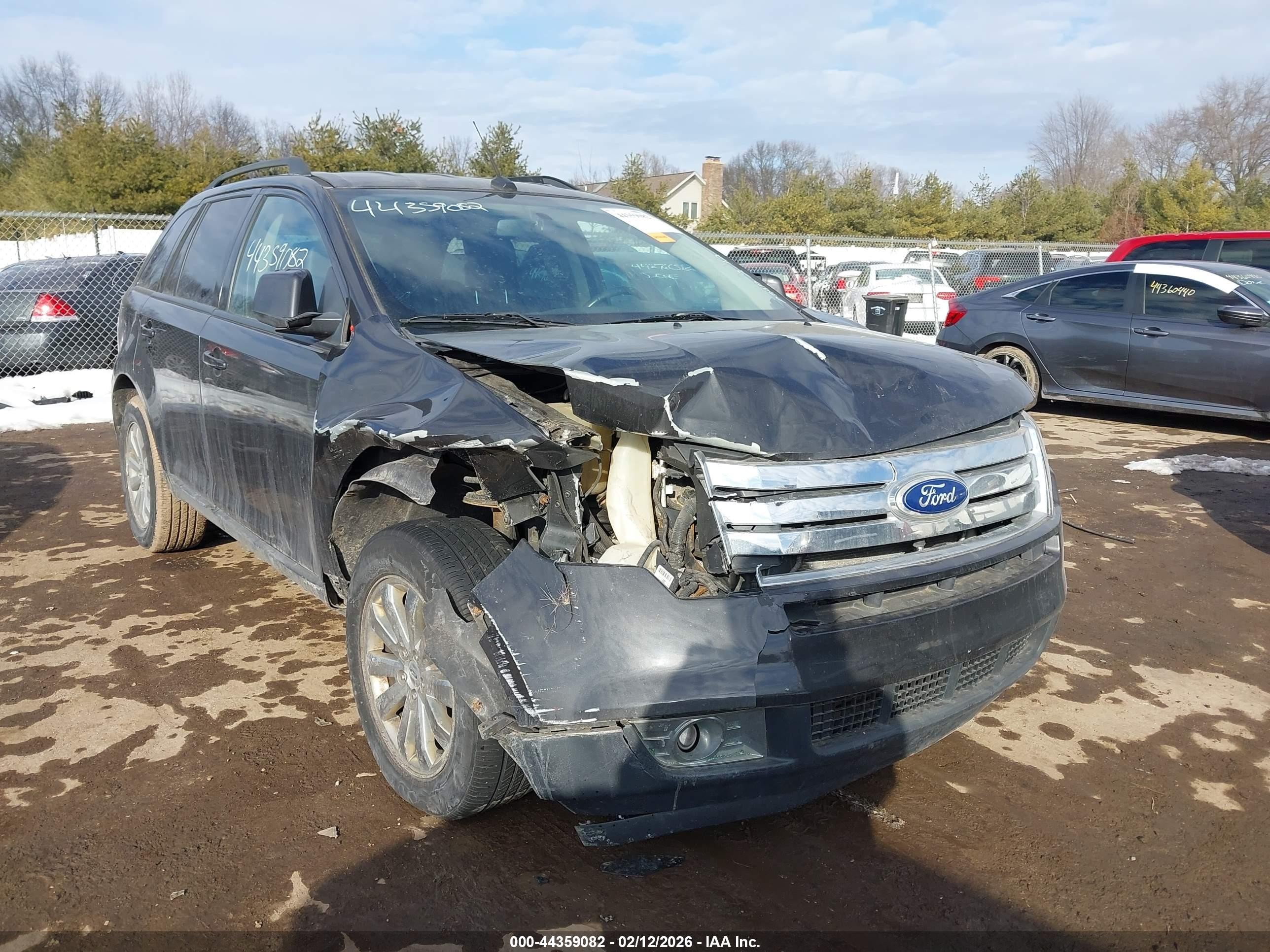 2007 Ford Edge Sel Plus Gray vin: 2FMDK39C97BA63922