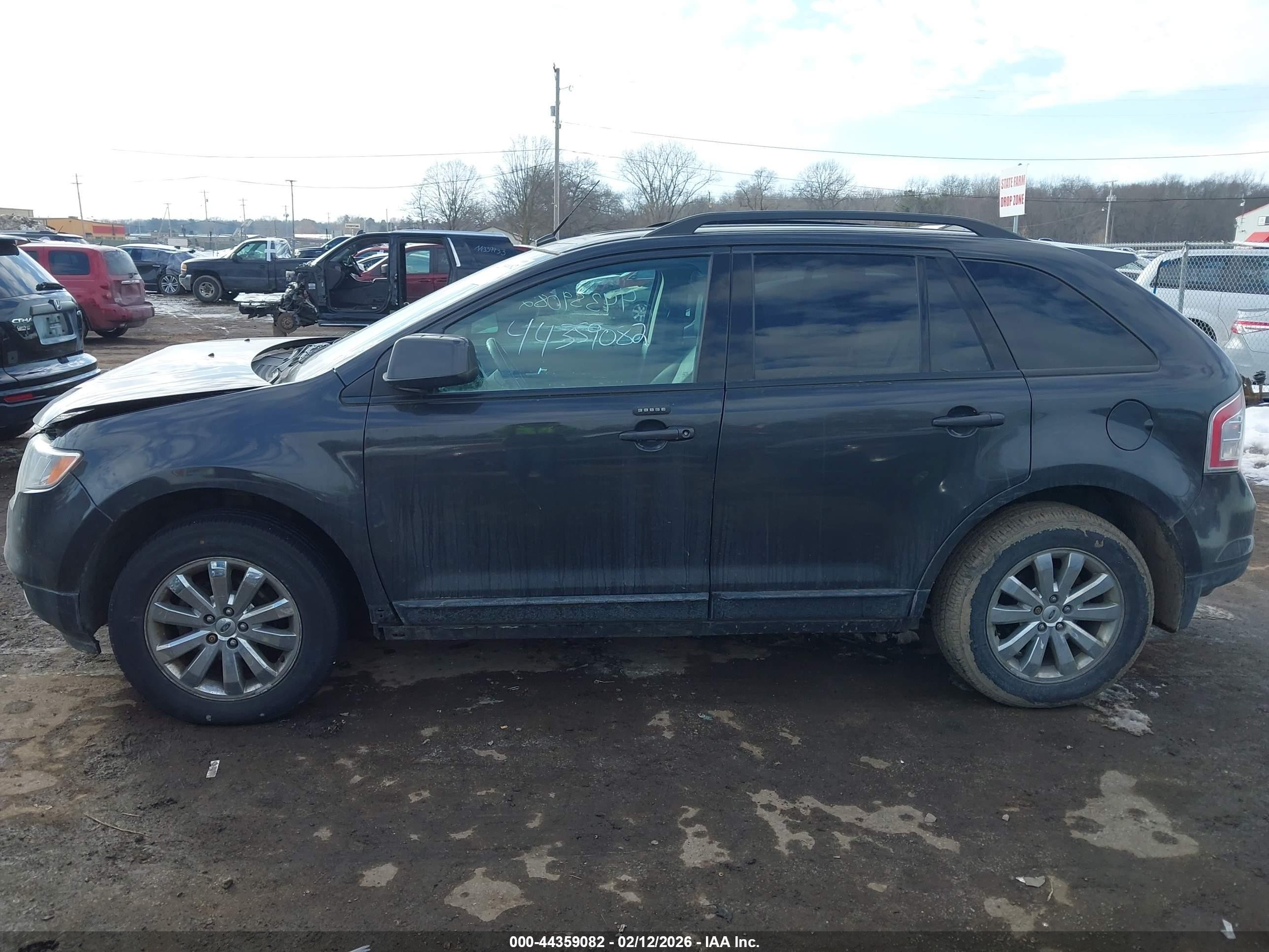 2007 Ford Edge Sel Plus Gray vin: 2FMDK39C97BA63922