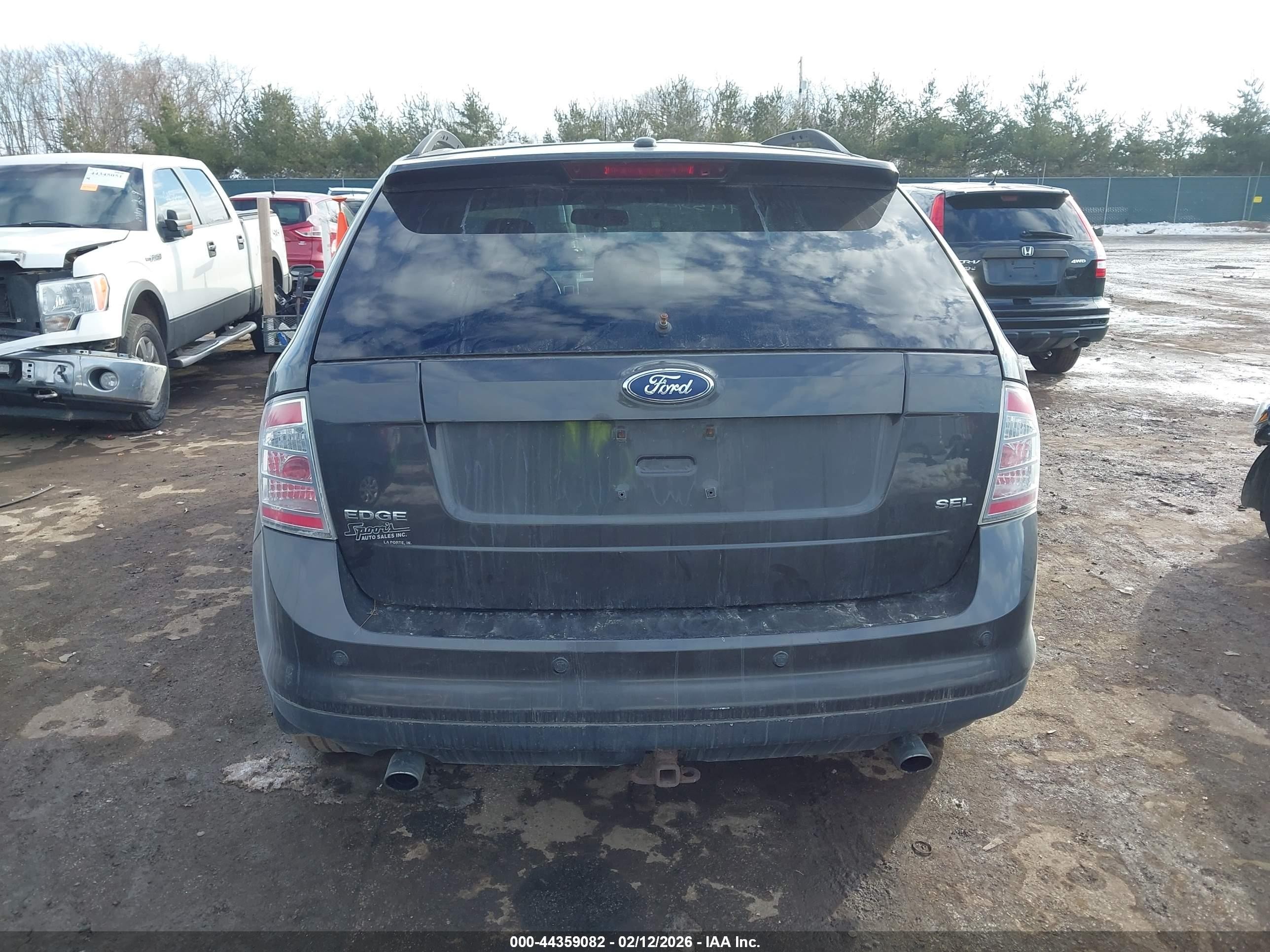 2007 Ford Edge Sel Plus Gray vin: 2FMDK39C97BA63922