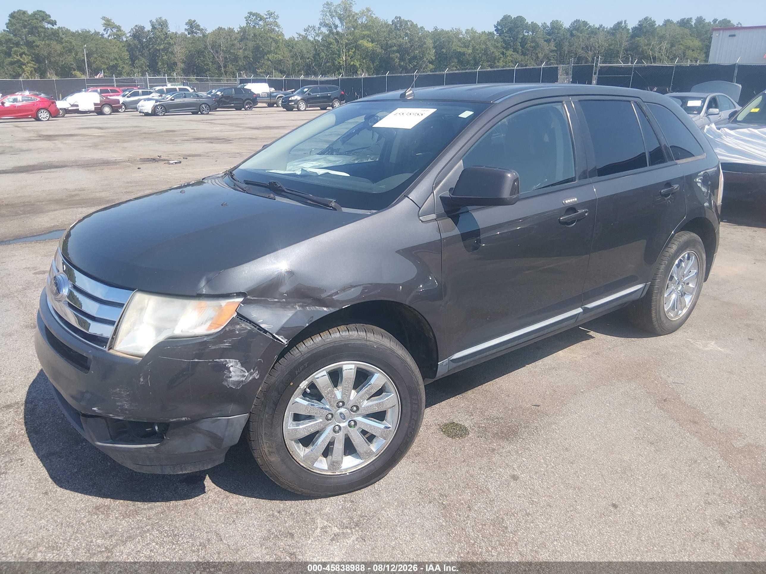 2007 Ford Edge Sel Plus Серый vin: 2FMDK39C97BB05201