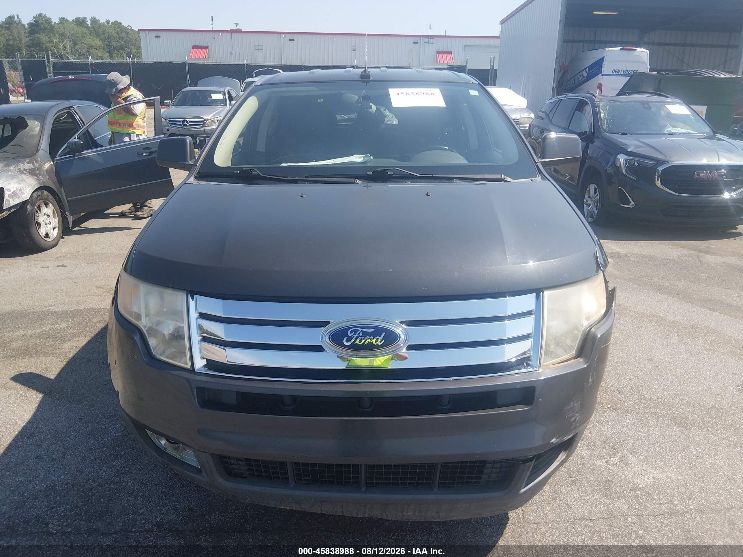 2007 Ford Edge Sel Plus Серый vin: 2FMDK39C97BB05201
