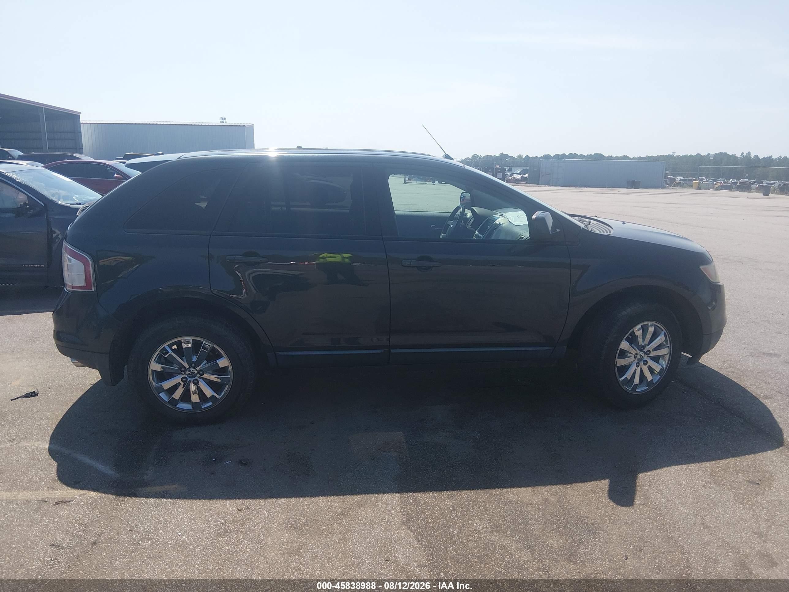 2007 Ford Edge Sel Plus Серый vin: 2FMDK39C97BB05201