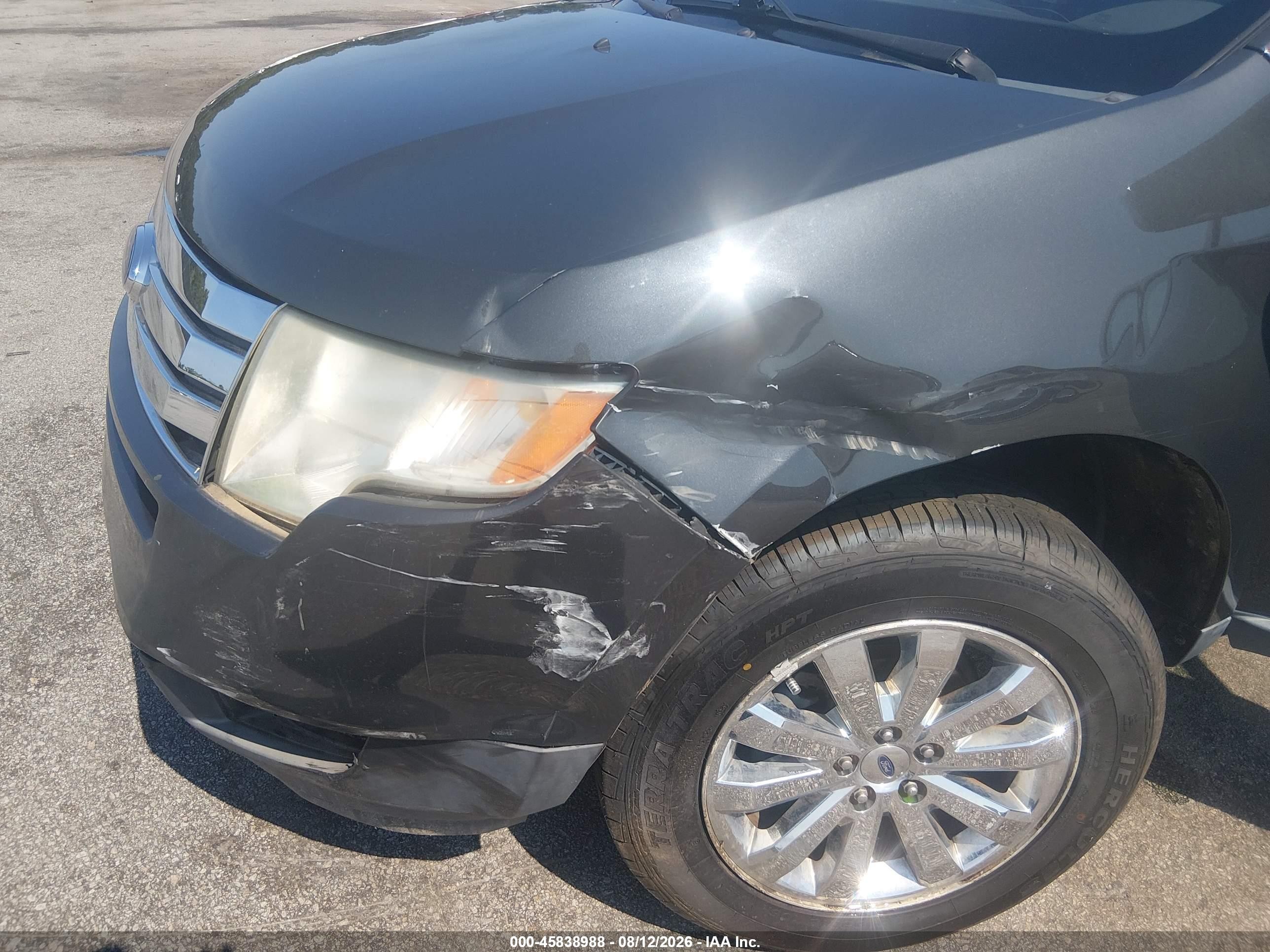 2007 Ford Edge Sel Plus Серый vin: 2FMDK39C97BB05201