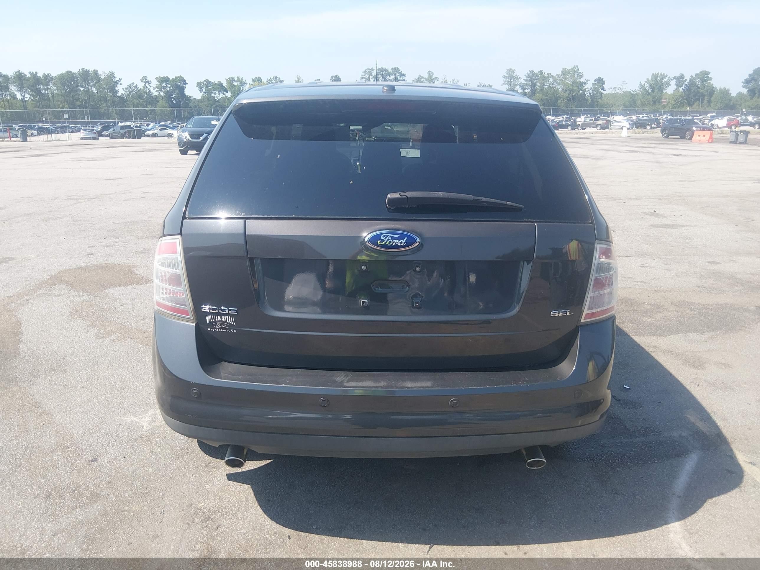 2007 Ford Edge Sel Plus Серый vin: 2FMDK39C97BB05201