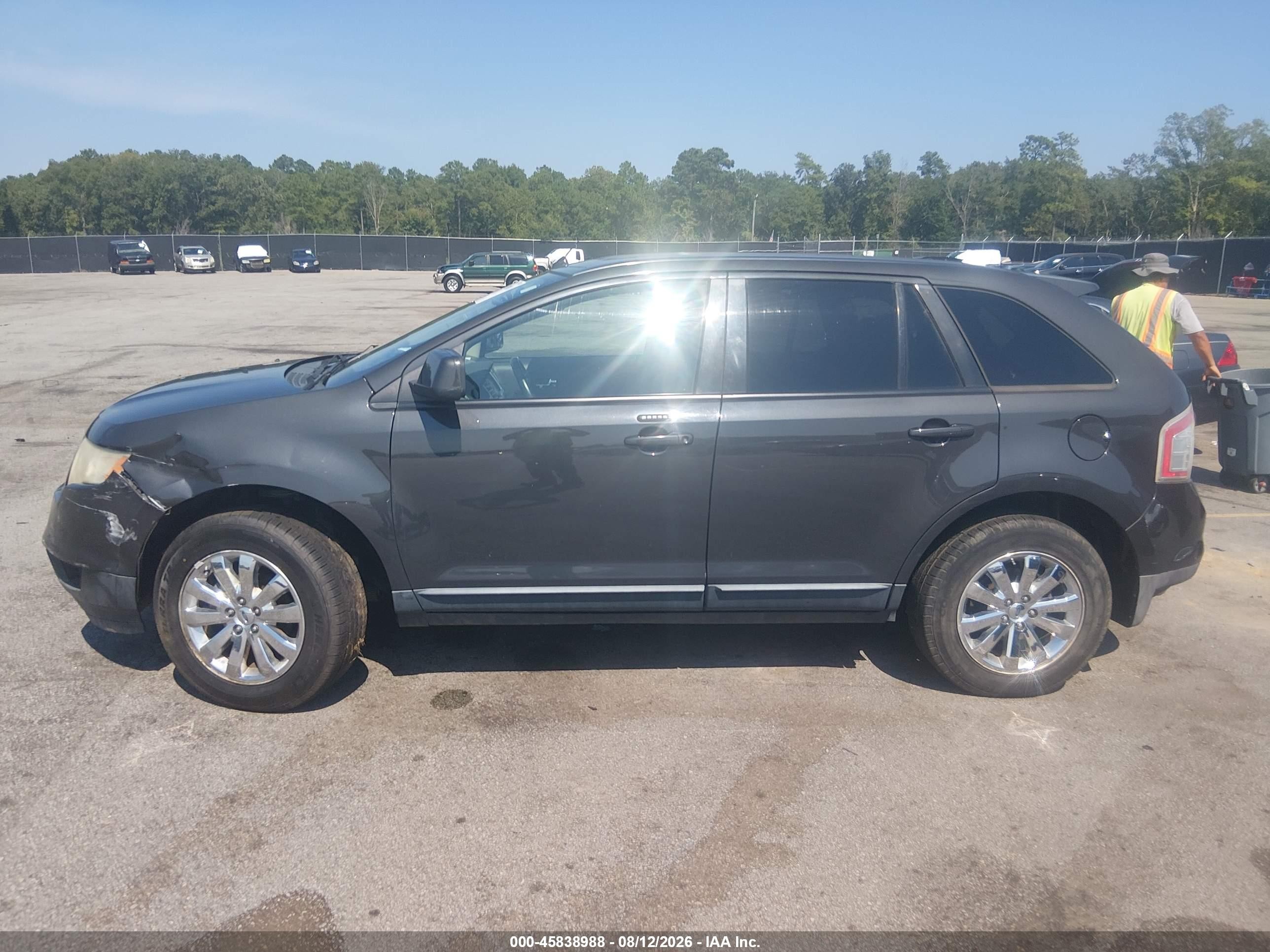2007 Ford Edge Sel Plus Серый vin: 2FMDK39C97BB05201