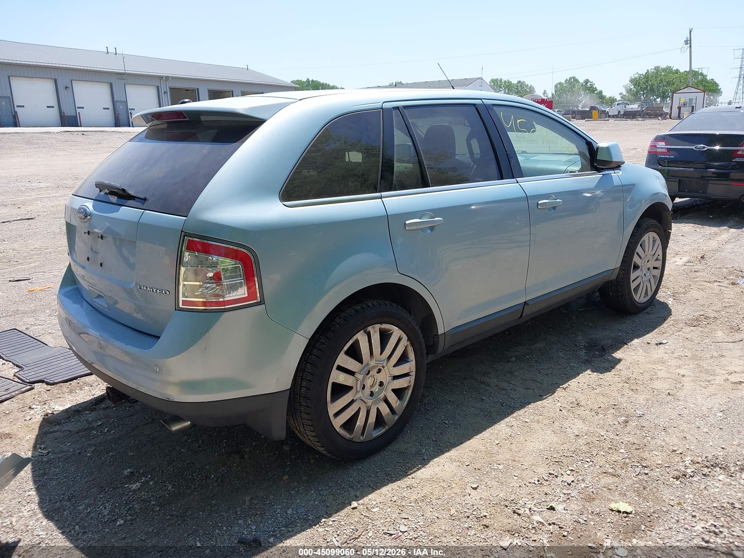 2008 Ford Edge Limited Light Blue vin: 2FMDK39C98BA66742