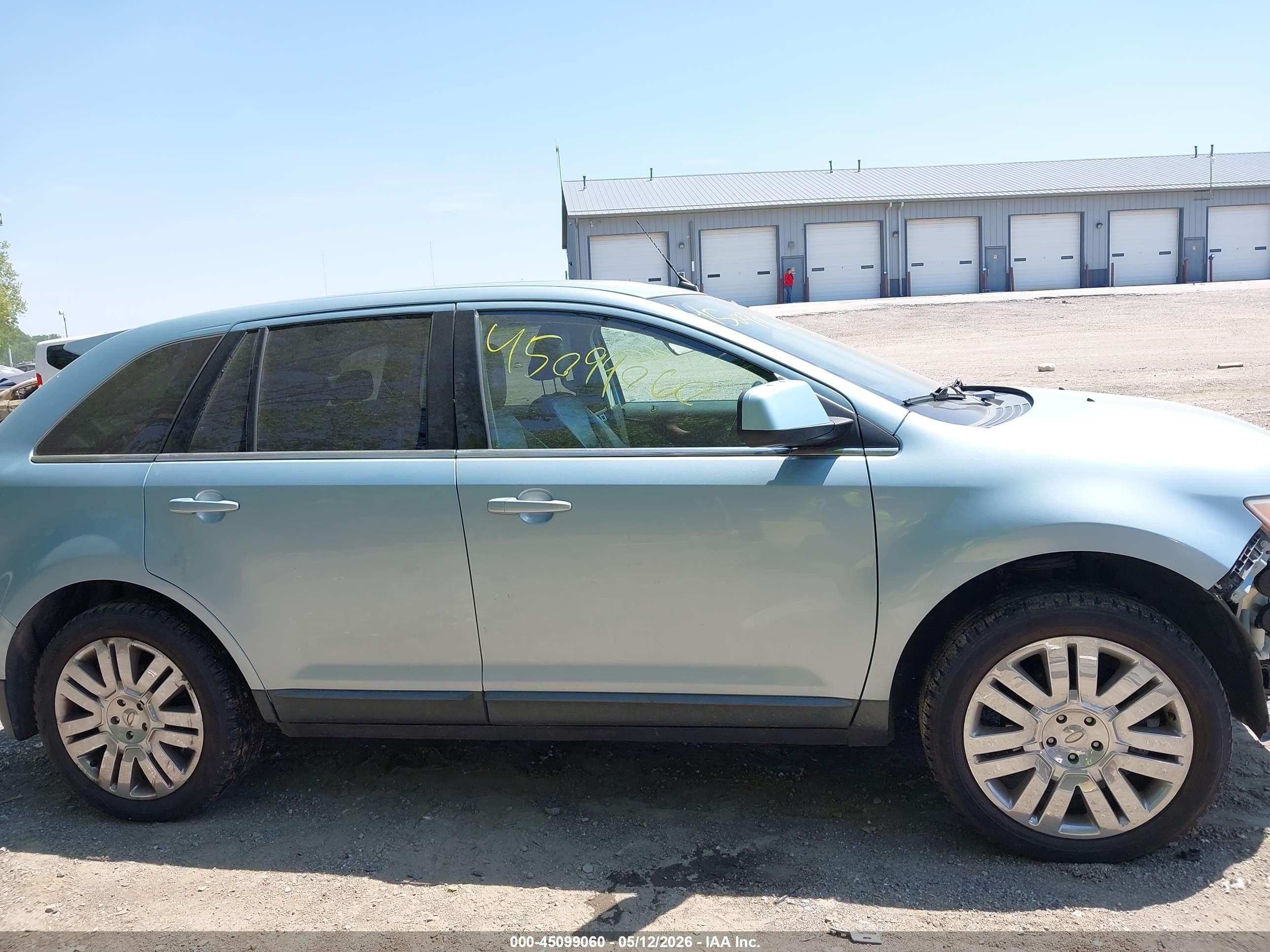 2008 Ford Edge Limited Light Blue vin: 2FMDK39C98BA66742