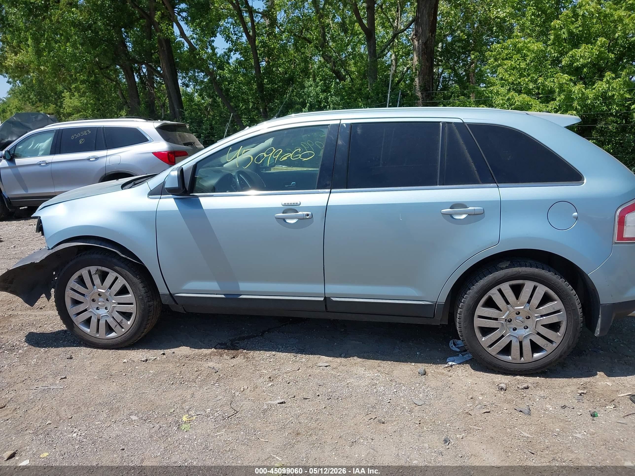 2008 Ford Edge Limited Light Blue vin: 2FMDK39C98BA66742