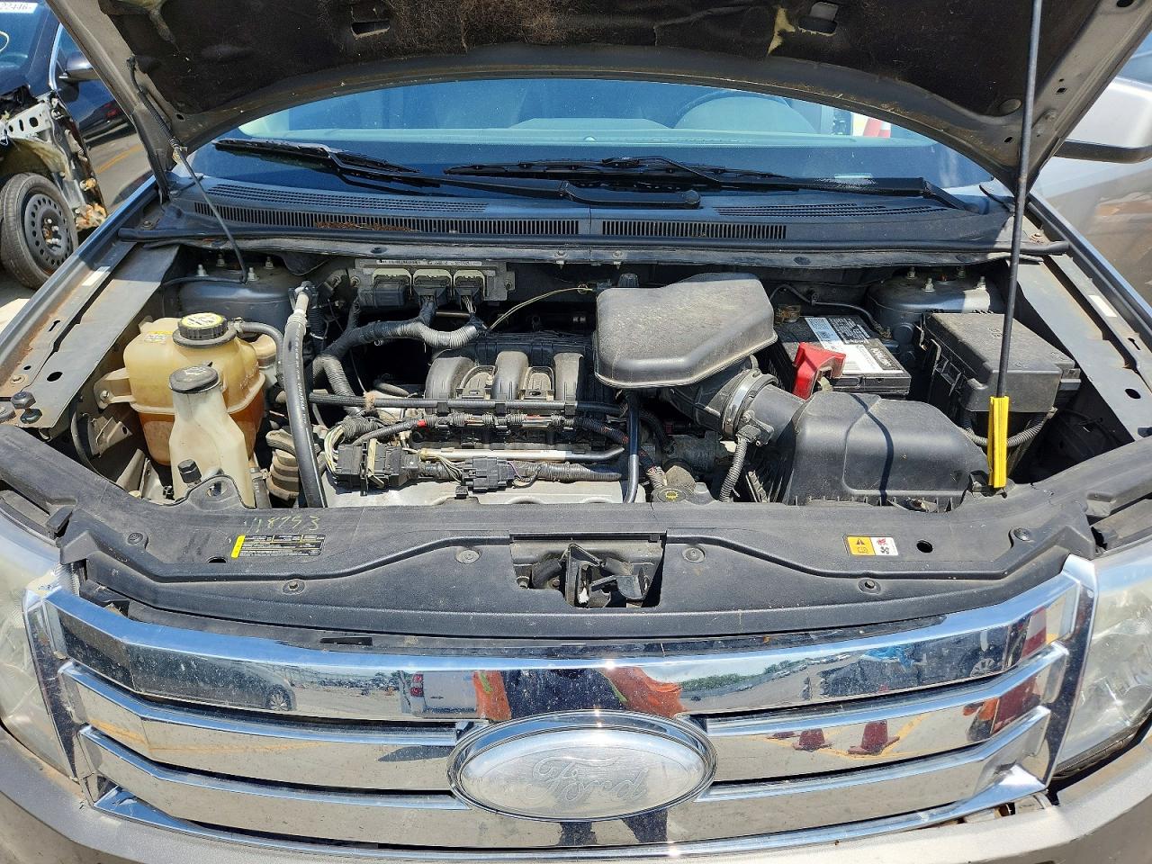 2008 Ford Edge Серебряный vin: 2FMDK39C98BB49202