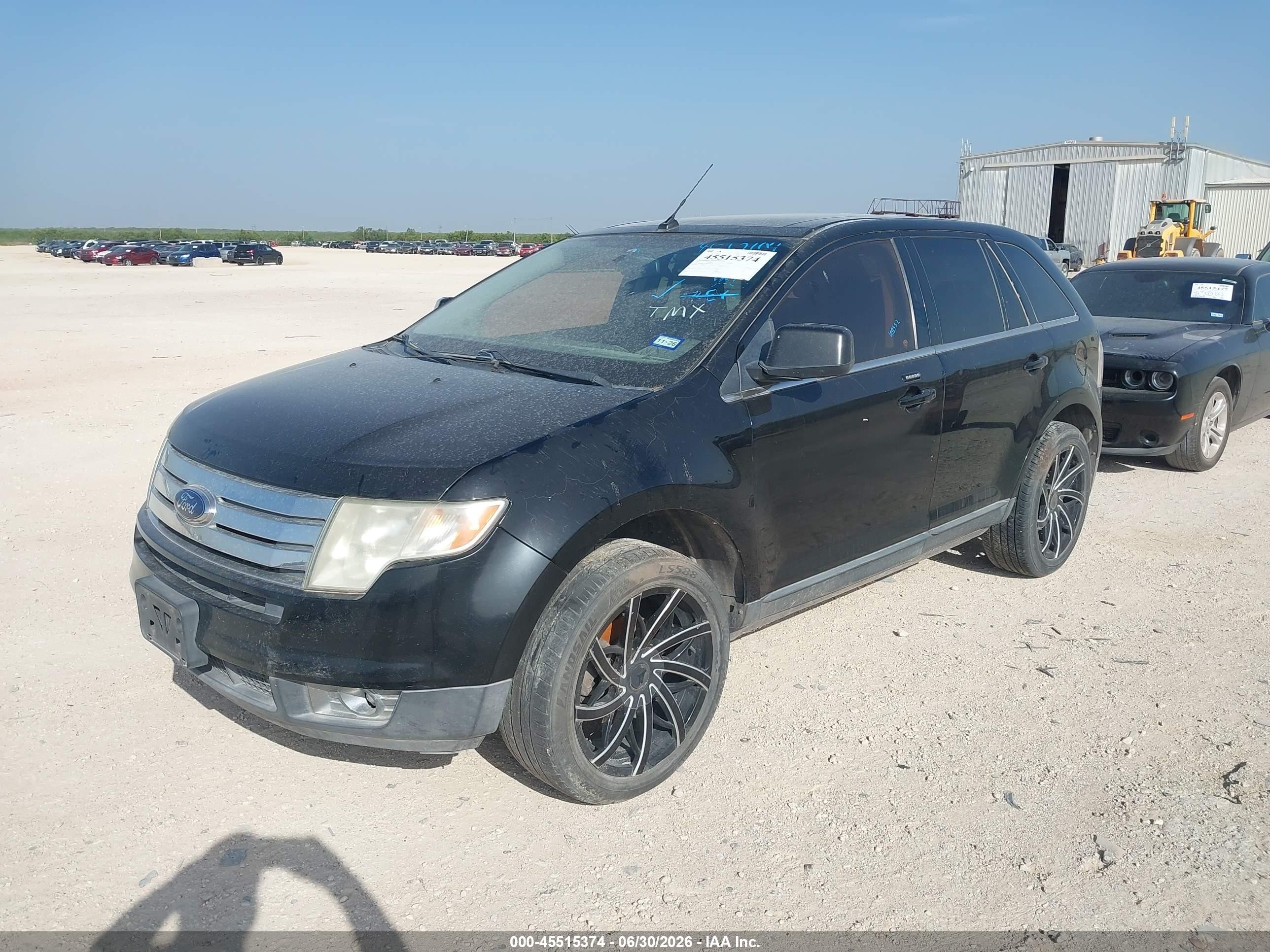 2009 Ford Edge Limited Black vin: 2FMDK39C99BA54415