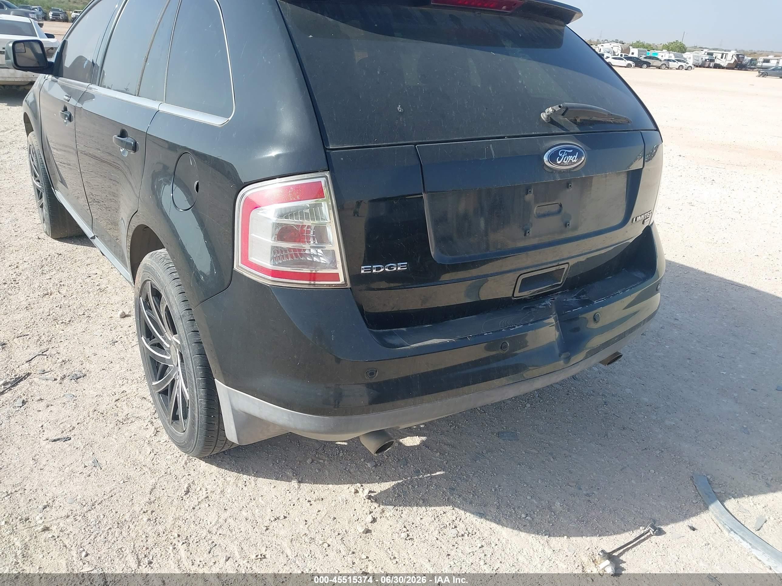 2009 Ford Edge Limited Black vin: 2FMDK39C99BA54415