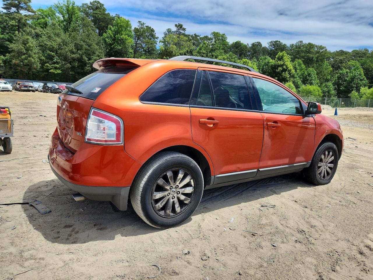 2007 Ford Edge Sel Plus Orange vin: 2FMDK39CX7BA56512