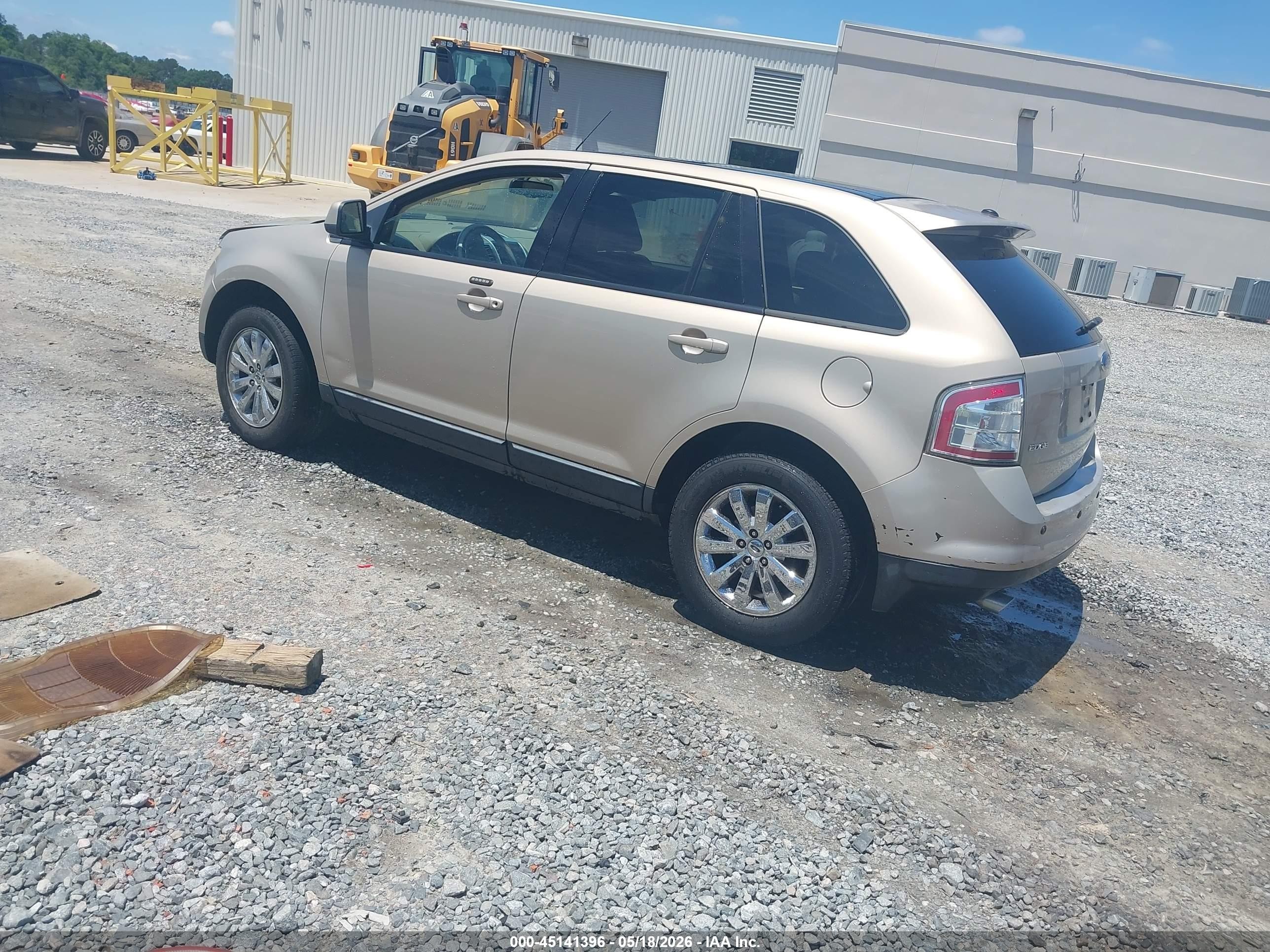 2007 Ford Edge Sel Plus Tan vin: 2FMDK39CX7BA64058
