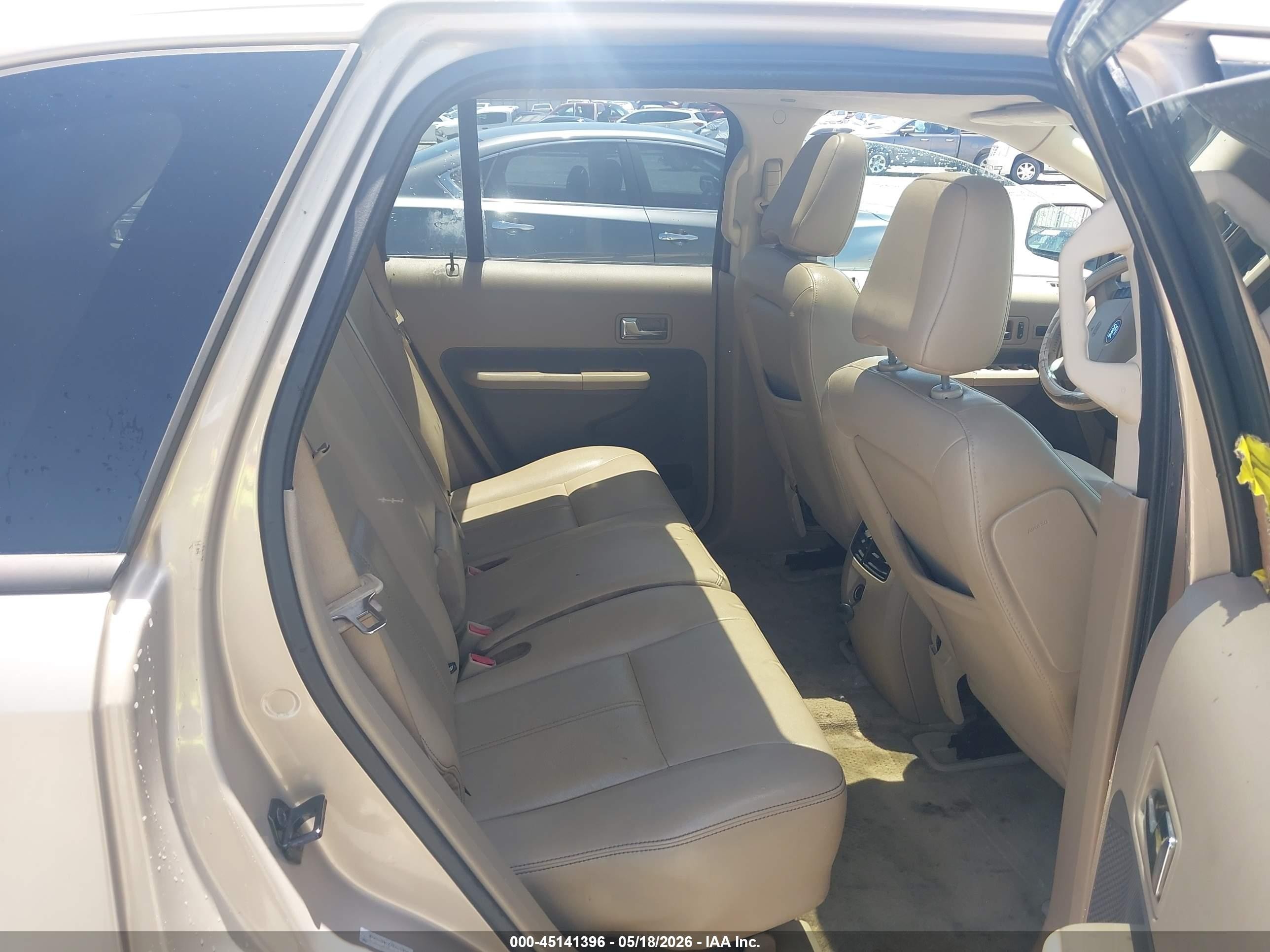 2007 Ford Edge Sel Plus Tan vin: 2FMDK39CX7BA64058