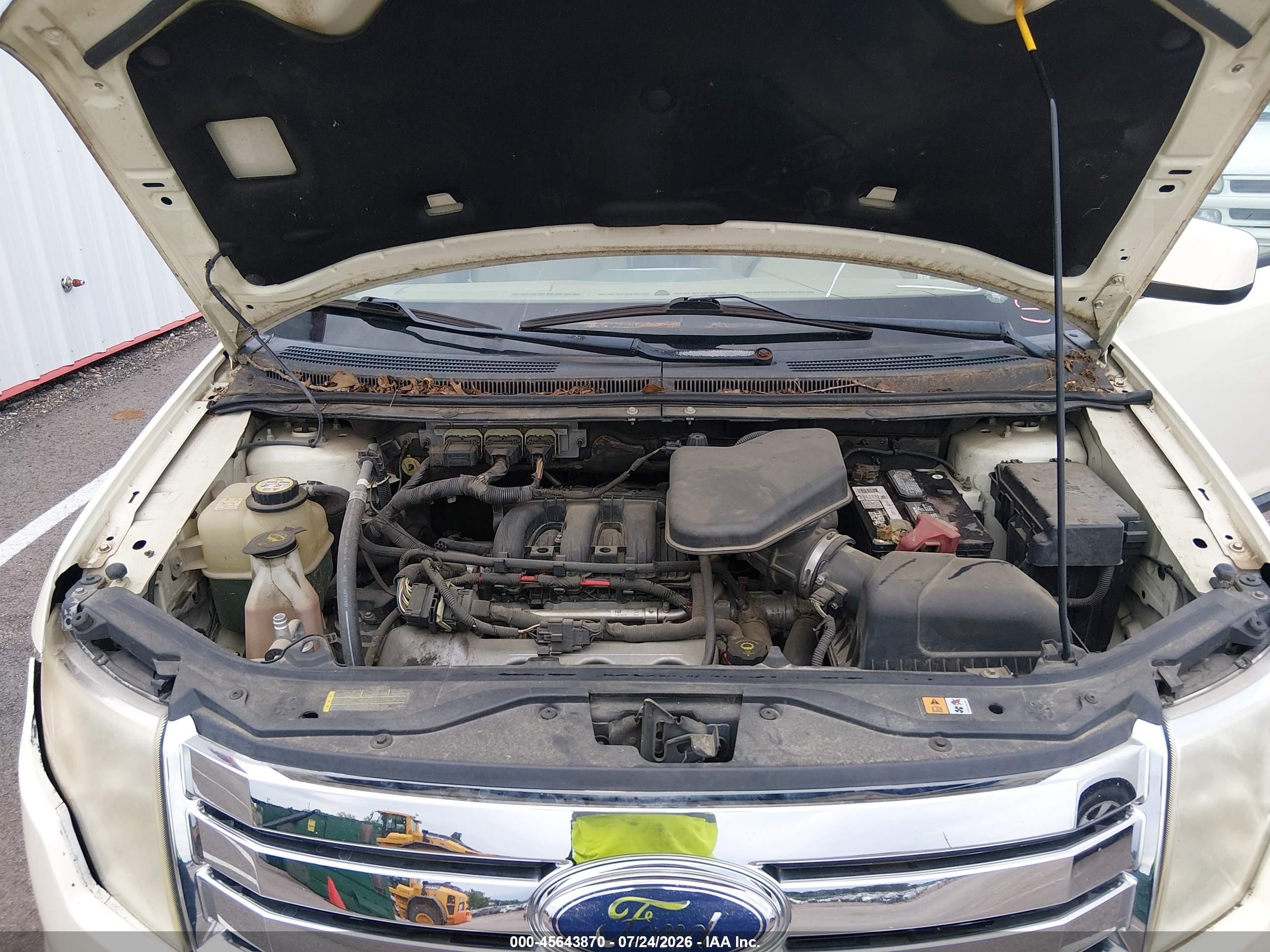 2007 Ford Edge Sel Plus White vin: 2FMDK39CX7BB58893