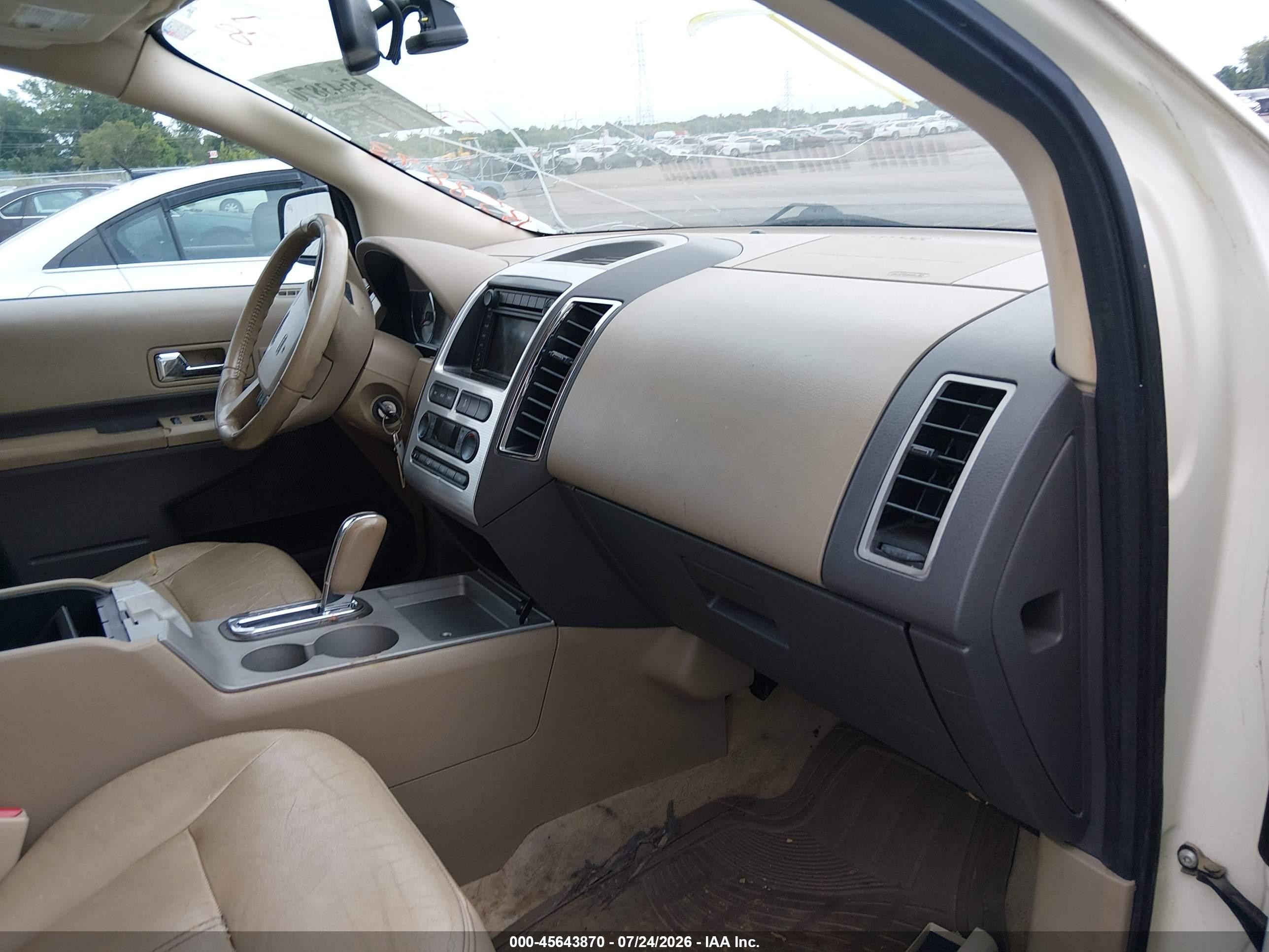 2007 Ford Edge Sel Plus White vin: 2FMDK39CX7BB58893